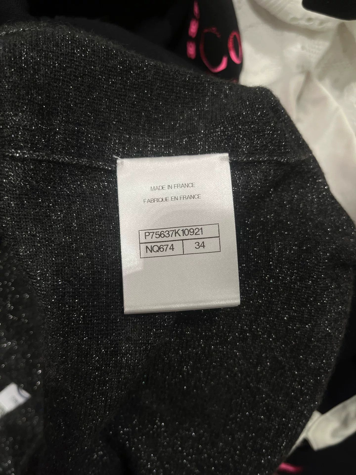 Chanel Chanel 23B Black Gray V-Neck Dress Size US XS / EU 42 / 0 - 5 Thumbnail