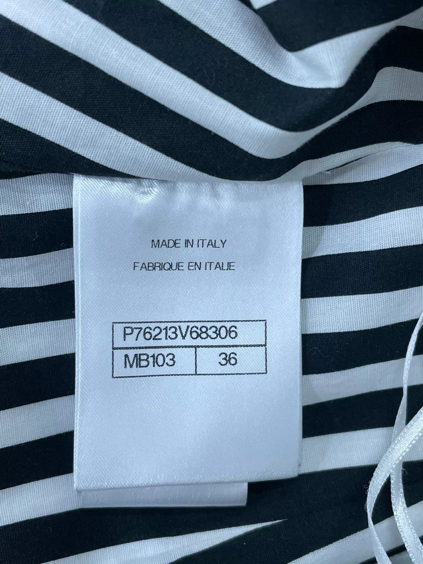 Chanel 24M Coco Beach Striped Skirt