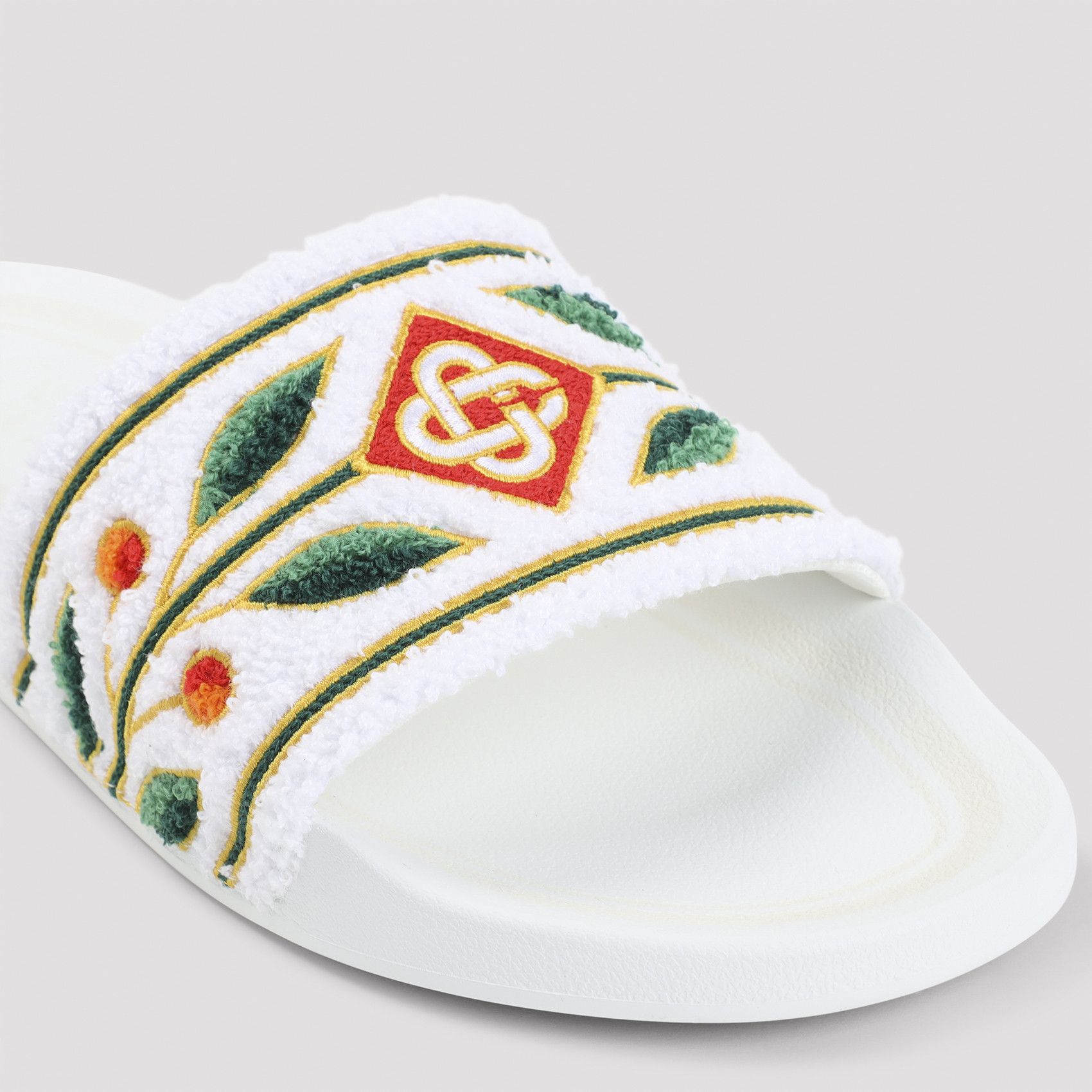 Casablanca Casablanca Embroidered Terry Sandals Size US 11 / EU 44 - 4 Thumbnail