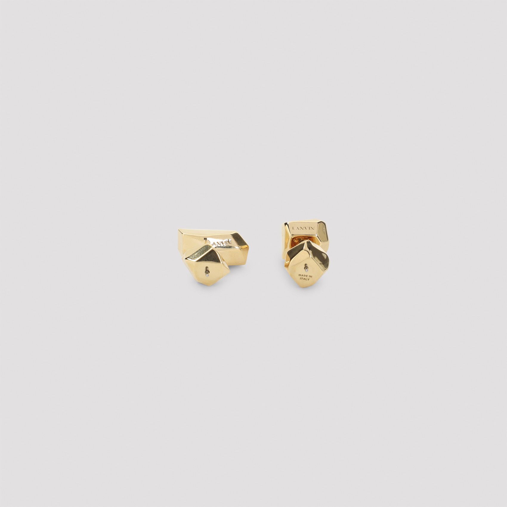 Lanvin Lanvin Tiny Studs Cubic Metal Earrings Size ONE SIZE - 3 Thumbnail