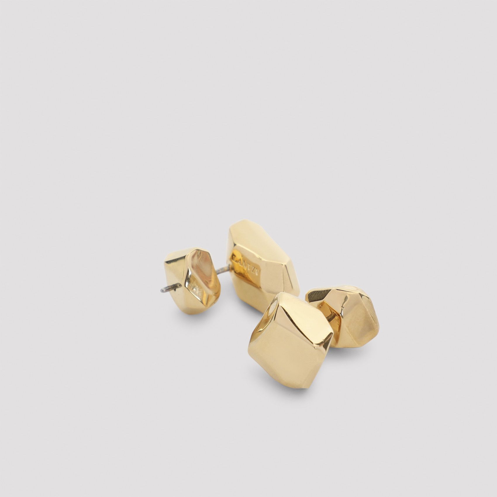 Lanvin Lanvin Tiny Studs Cubic Metal Earrings Size ONE SIZE - 4 Thumbnail