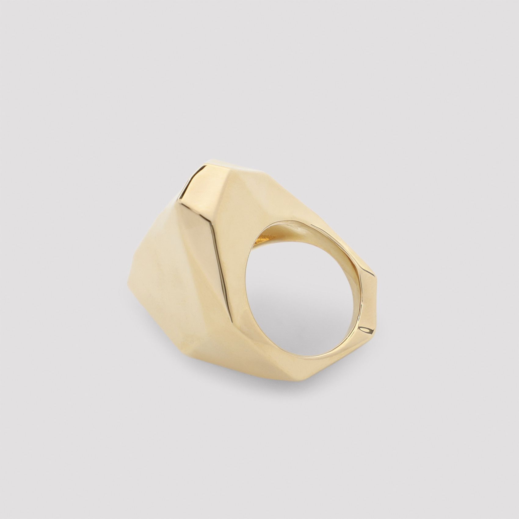 Lanvin Lanvin Cubic Metal Ring Size ONE SIZE - 4 Thumbnail