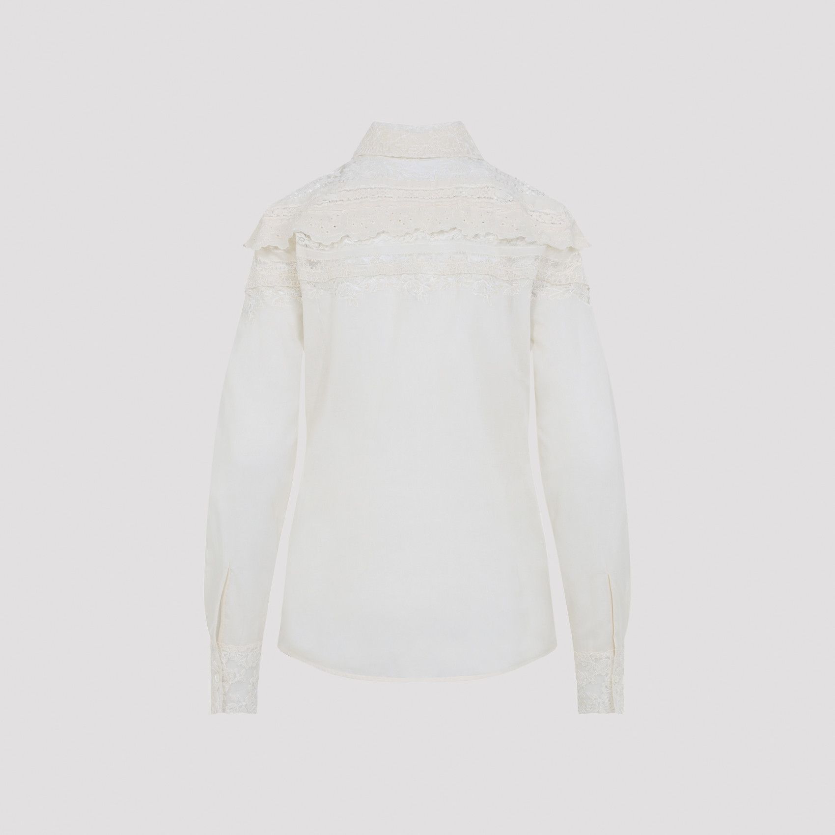 Ermanno Scervino Ermanno Scervino Cotton Shirt Size M / US 6-8 / IT 42-44 - 2 Thumbnail