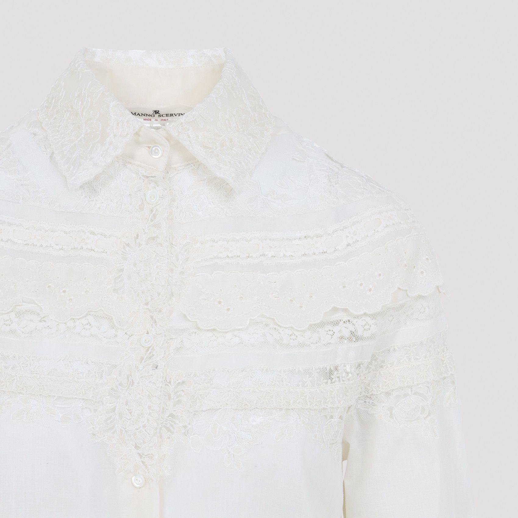 Ermanno Scervino Ermanno Scervino Cotton Shirt Size M / US 6-8 / IT 42-44 - 4 Thumbnail