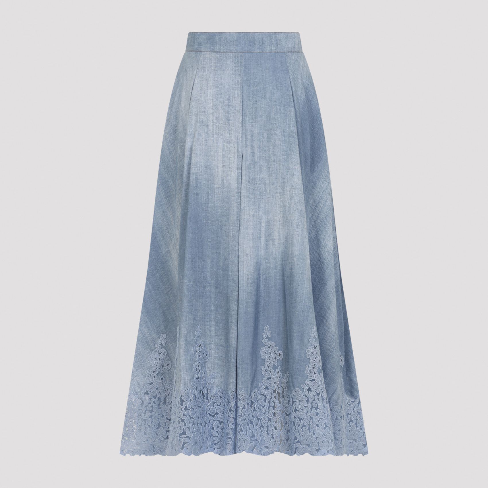 Ermanno Scervino Ermanno Scervino Viscose Midi Skirt Size 28" / US 6 / IT 42 - 2 Thumbnail