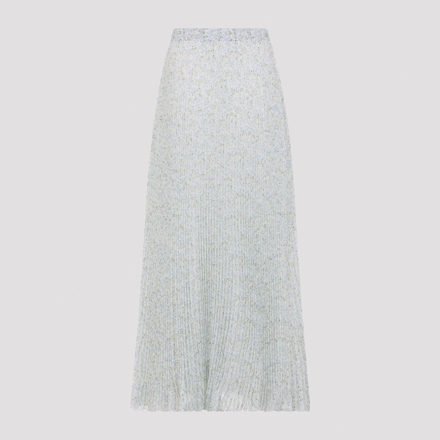 Ermanno Scervino Ermanno Scervino Plisse Printed Midi Skirt Size 28" / US 6 / IT 42 - 2 Thumbnail