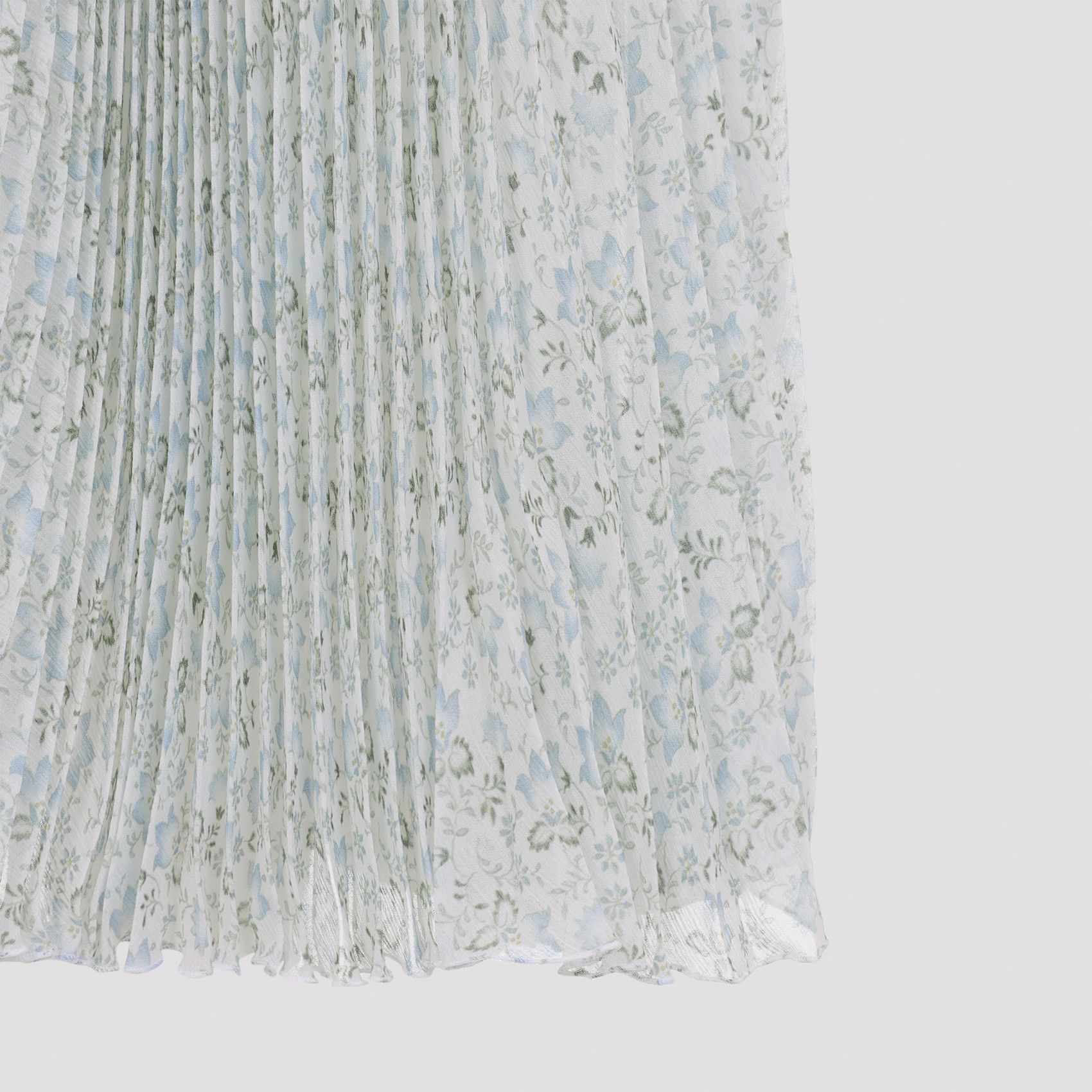Ermanno Scervino Ermanno Scervino Plisse Printed Midi Skirt Size 28" / US 6 / IT 42 - 3 Thumbnail