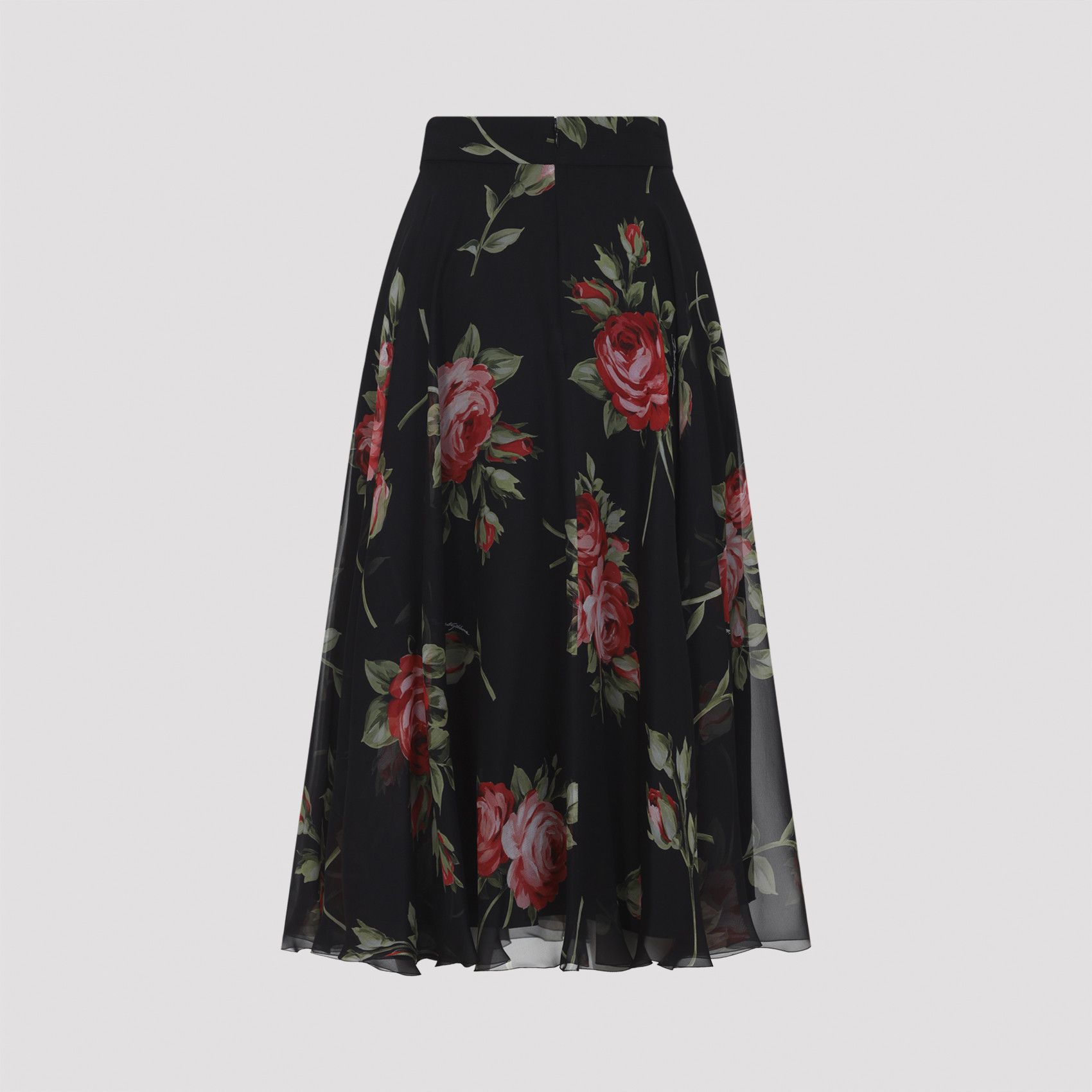 Dolce & Gabbana Dolce & Gabbana Silk Midi Skirt Size 28" / US 6 / IT 42 - 2 Thumbnail