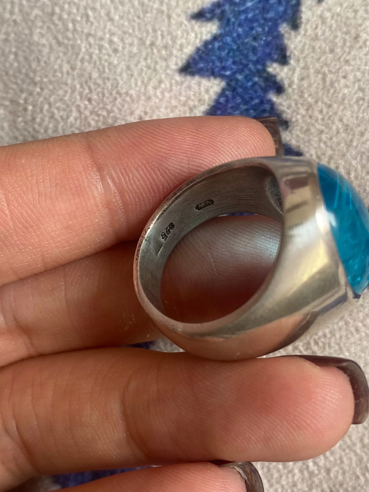 Vivienne Westwood vivienne westwood blue illusion ring Size ONE SIZE - 7 Thumbnail