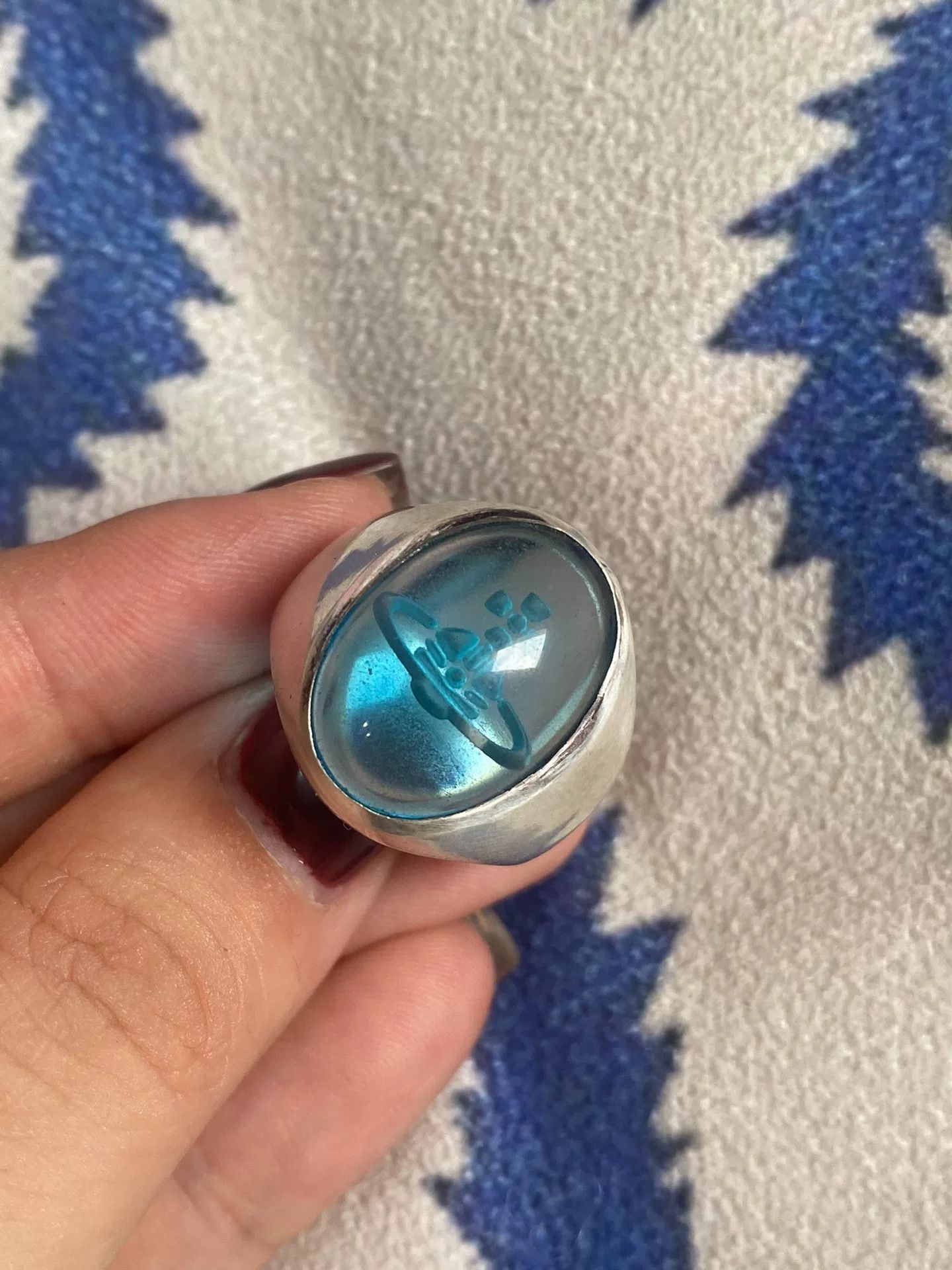 Vivienne Westwood vivienne westwood blue illusion ring Size ONE SIZE - 6 Thumbnail