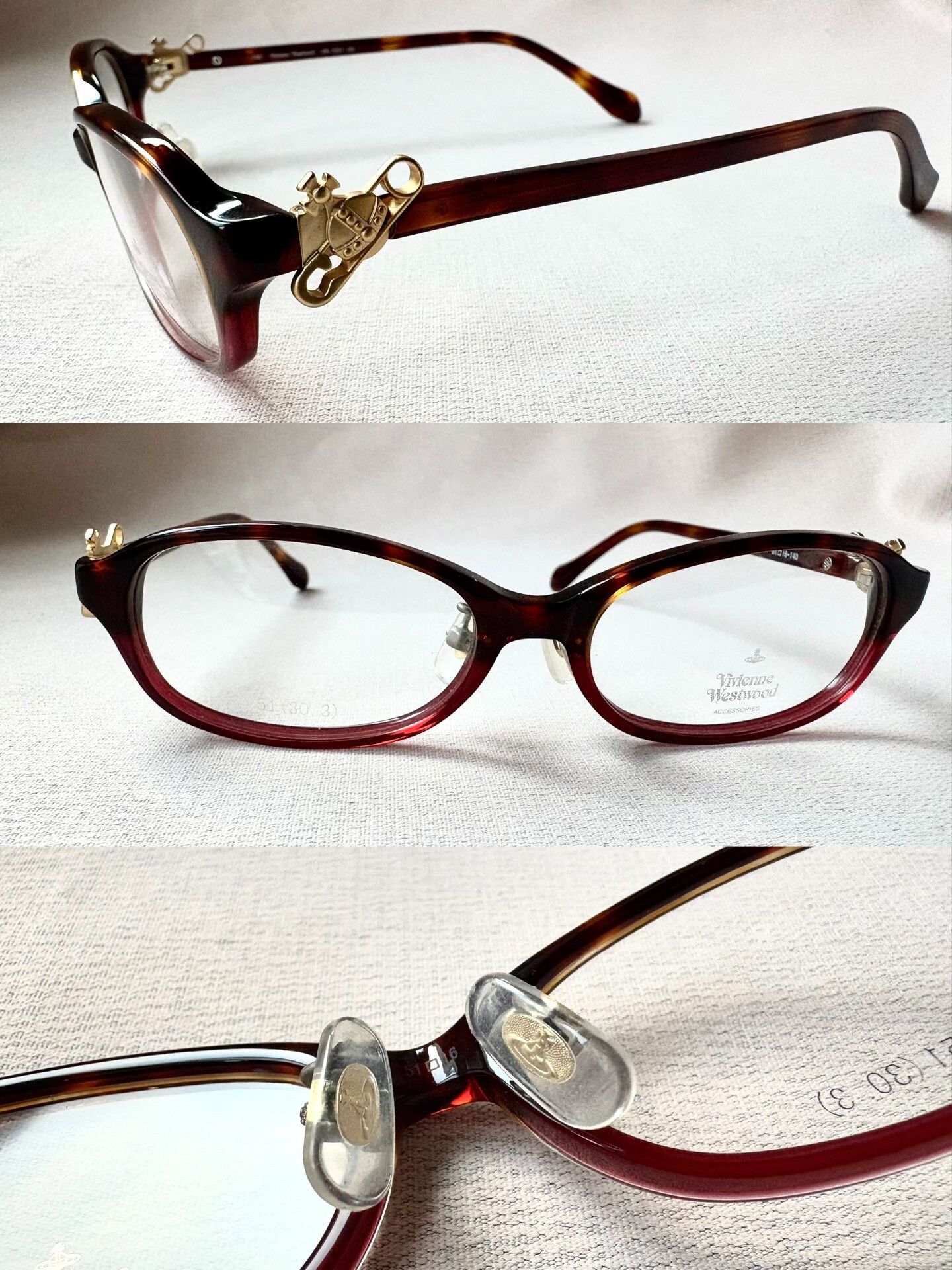 Vivienne Westwood vivienne westwood tortoiseshell glasses with pin Size ONE SIZE - 2 Thumbnail