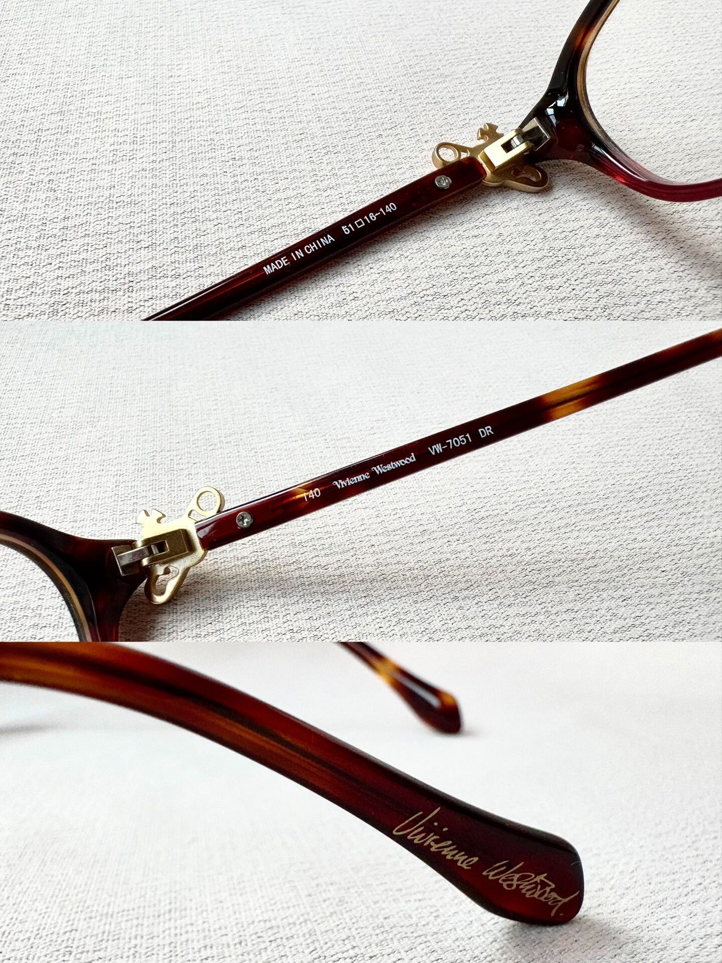 Vivienne Westwood vivienne westwood tortoiseshell glasses with pin Size ONE SIZE - 4 Thumbnail