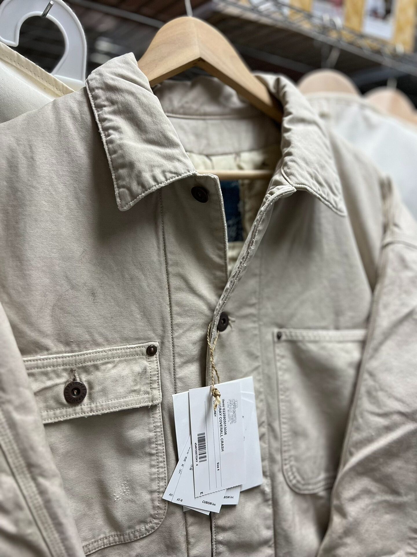 Visvim visvim macray coverall crash jacket grey Size US L / EU 52-54 / 3 - 3 Thumbnail