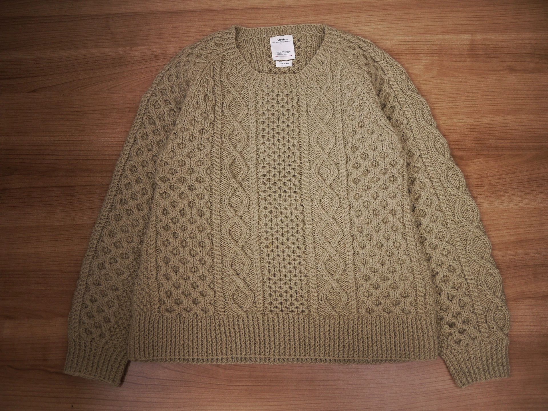 Visvim visvim 19aw galway crew hand-knit sweater Size US M / EU 48-50 / 2 - 5 Thumbnail
