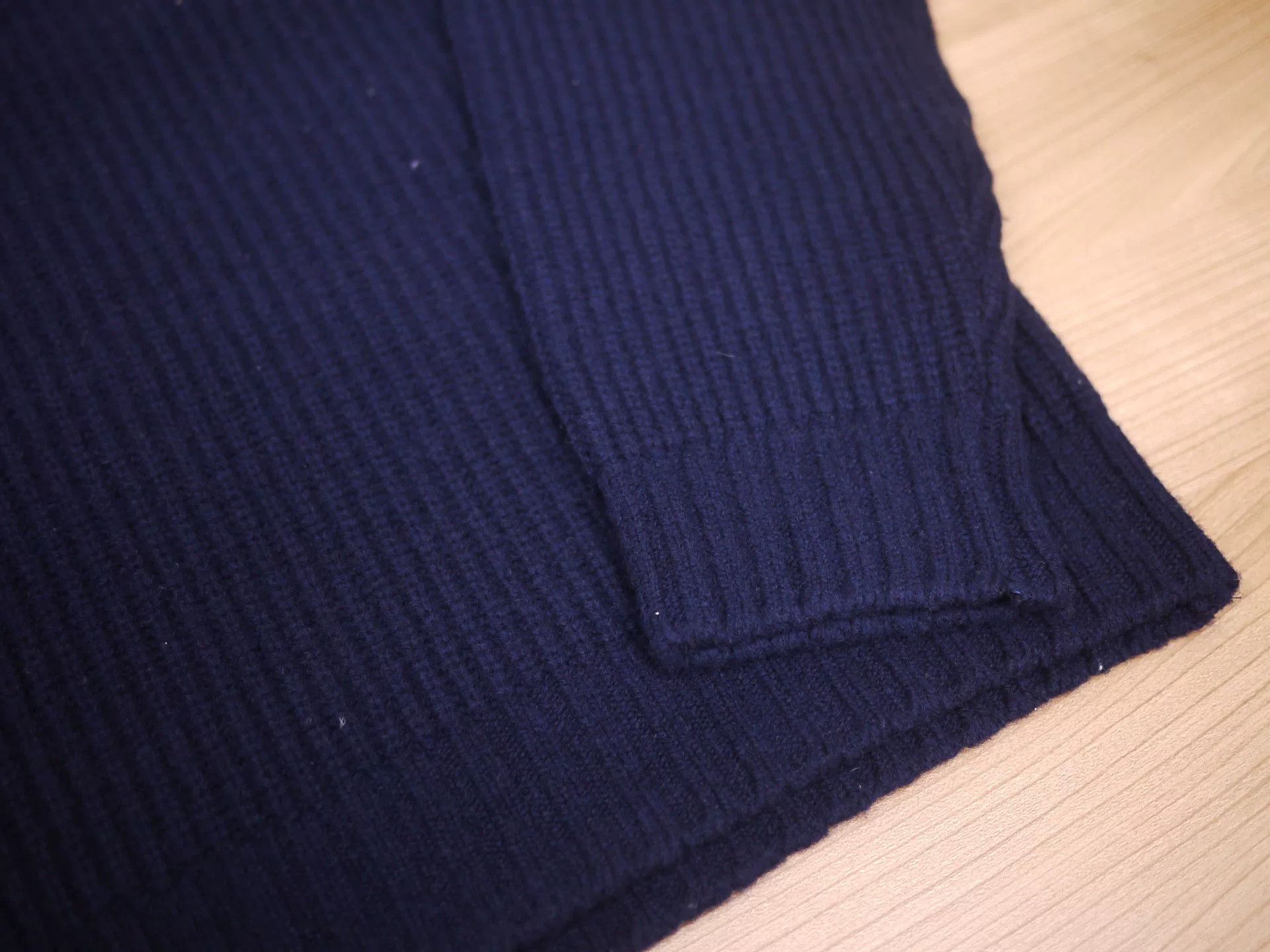 visvim turtleneck sweater knit in navy