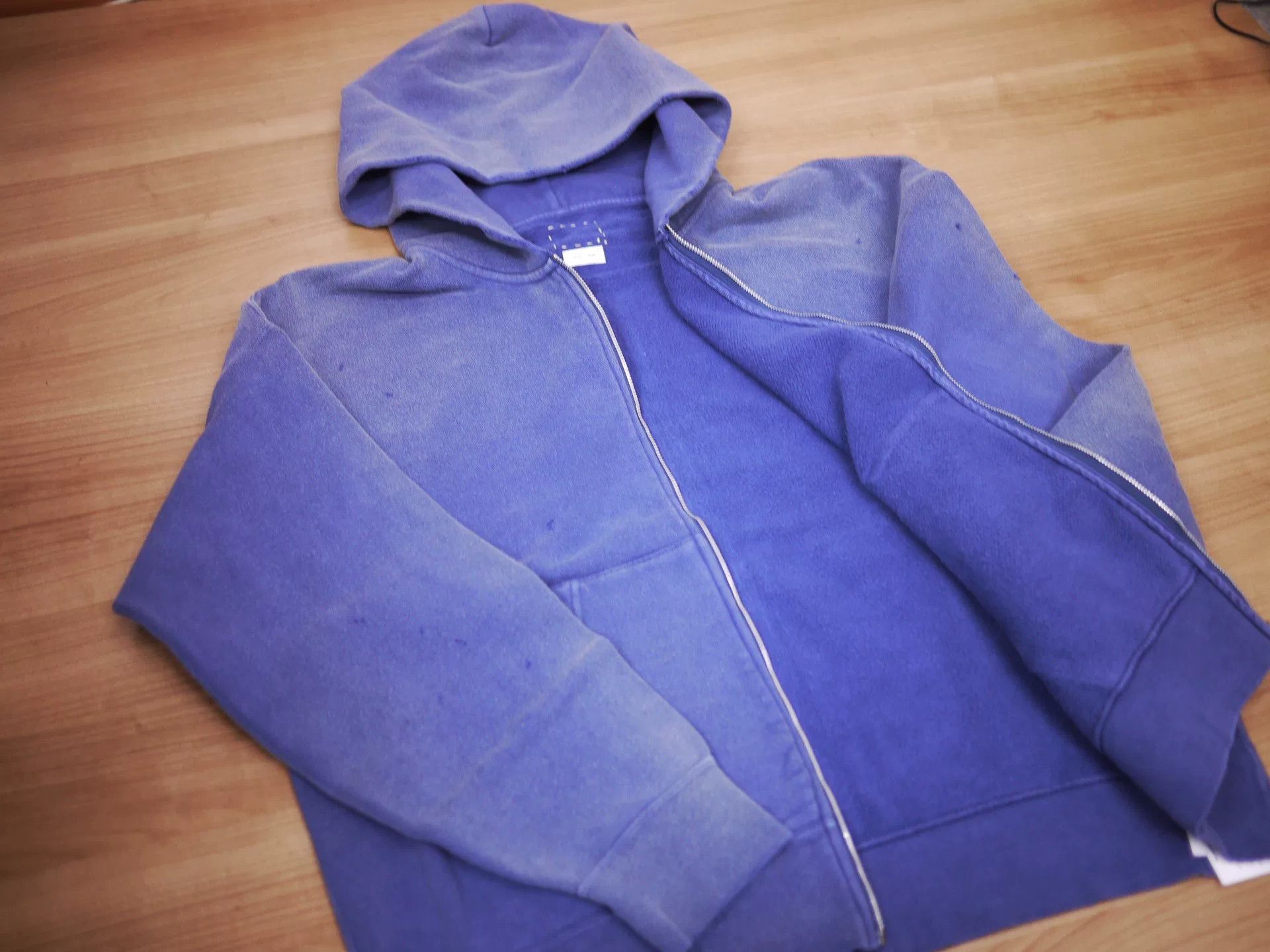 Visvim navy jumbo sb sweat hoodie with zipper Size US XXL / EU 58 / 5 - 7 Thumbnail