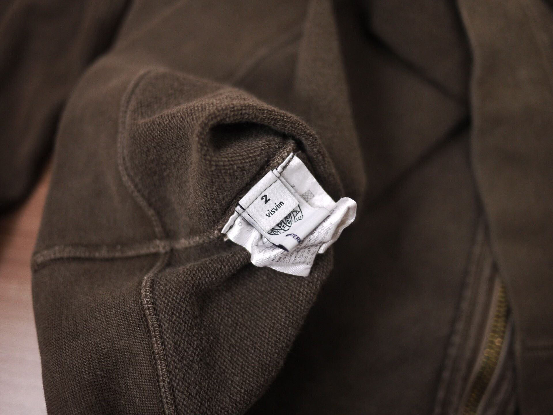 Visvim visvim zip hoodie in dark mud color Size US S / EU 44-46 / 1 - 8 Thumbnail