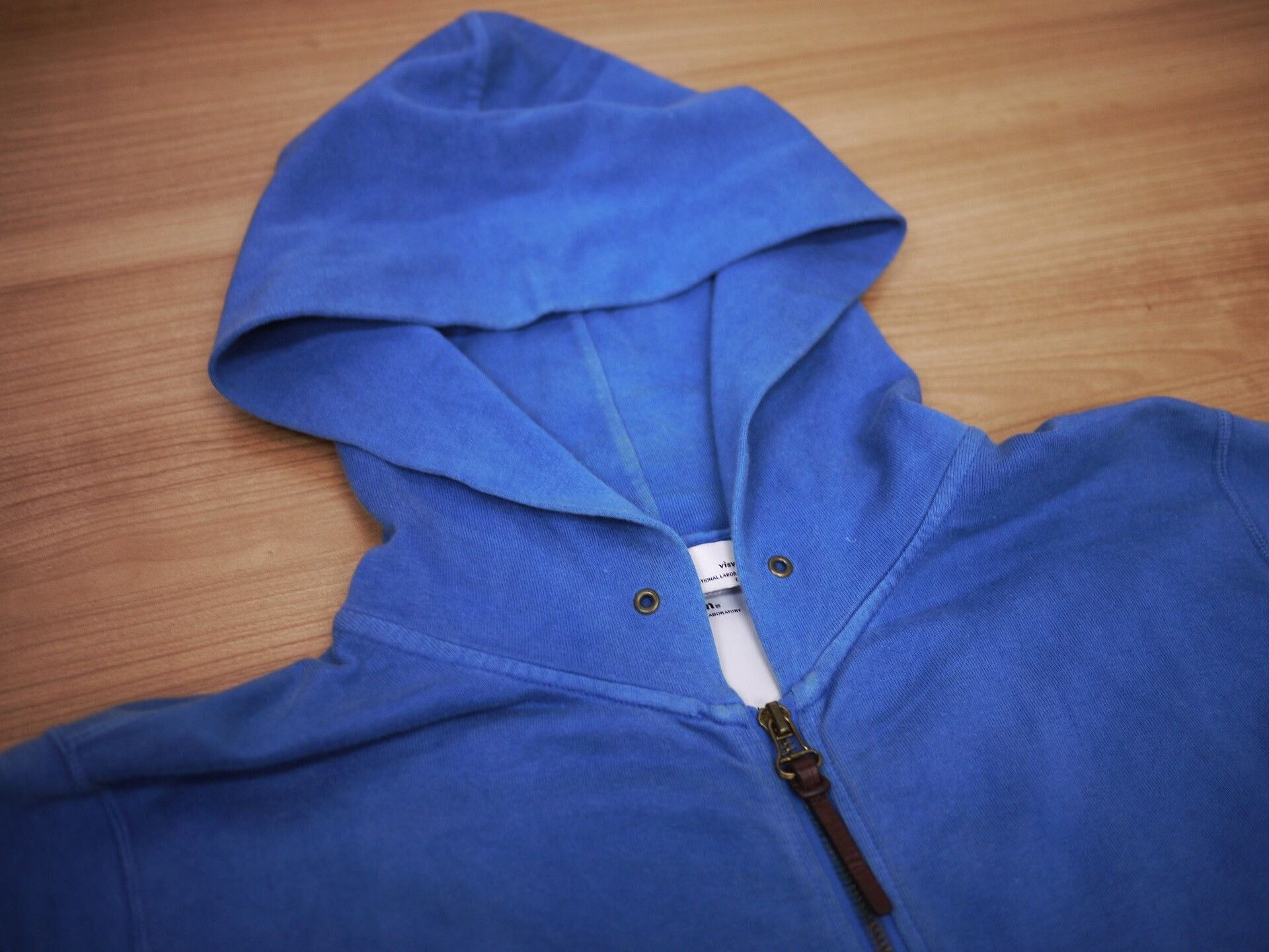 Visvim indigo zip-up hoodie by visvim Size US L / EU 52-54 / 3 - 3 Thumbnail