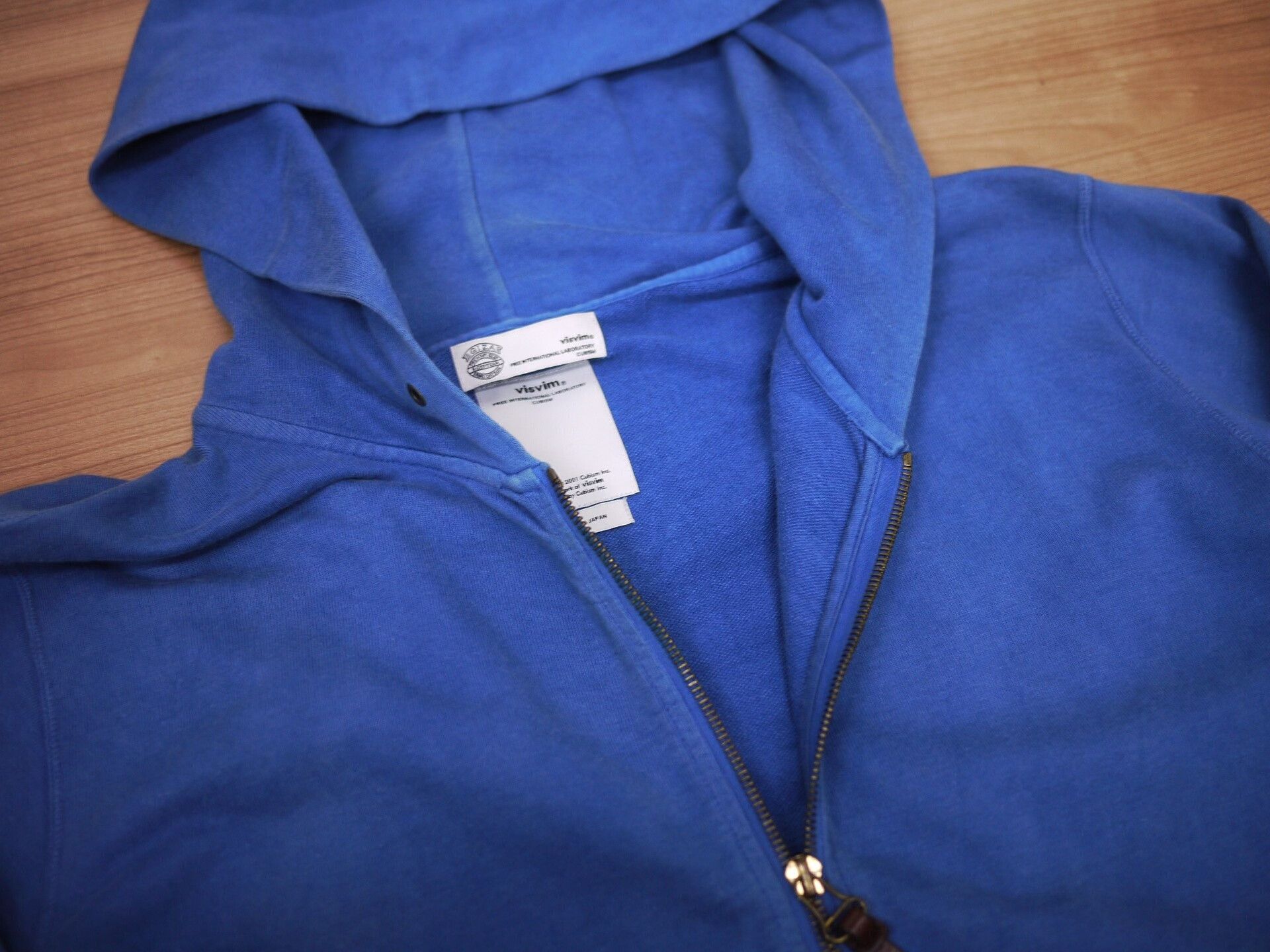Visvim indigo zip-up hoodie by visvim Size US L / EU 52-54 / 3 - 5 Thumbnail