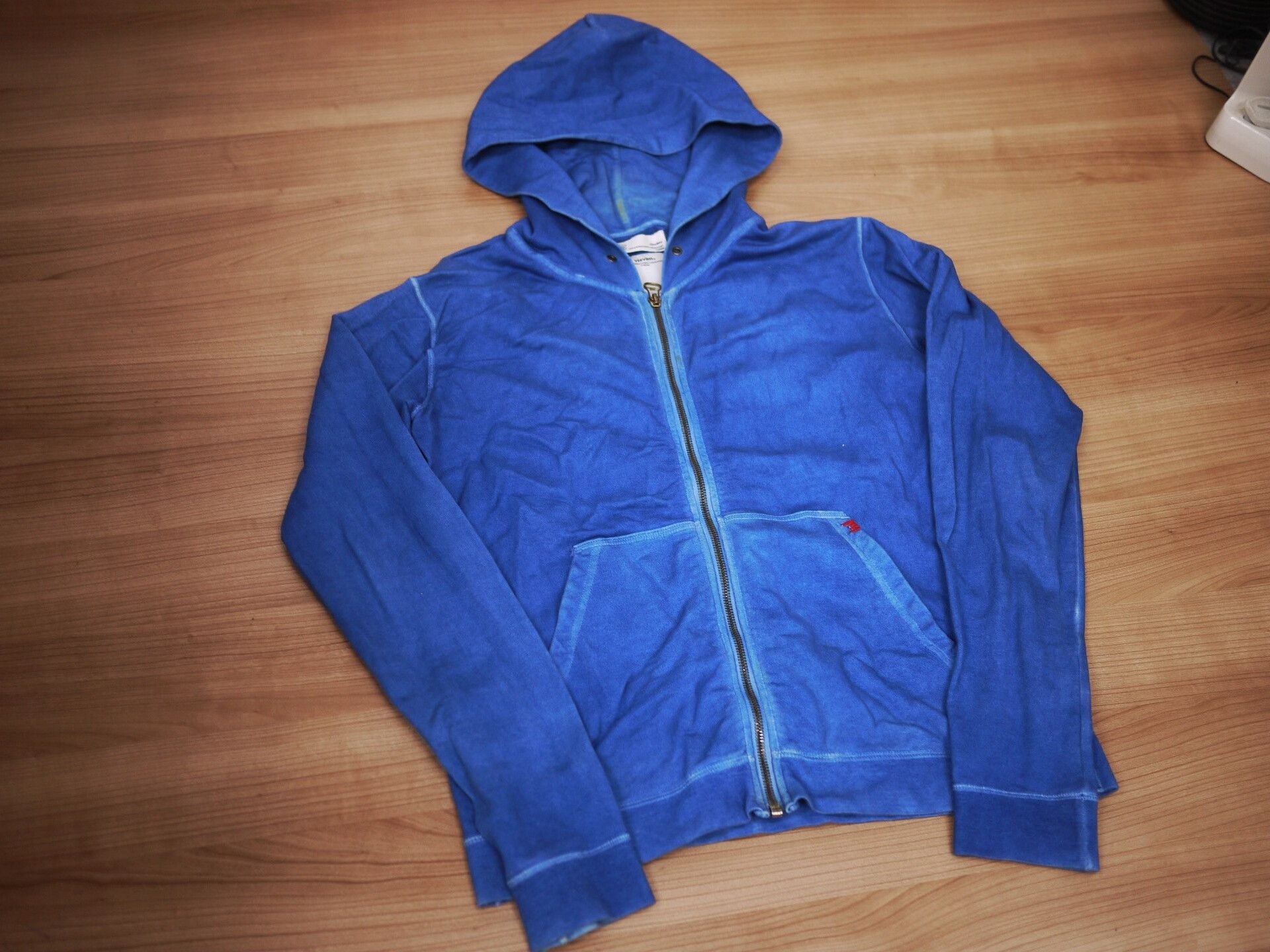 Visvim visvim zip-up hoodie in natural indigo Size US S / EU 44-46 / 1 - 2 Thumbnail