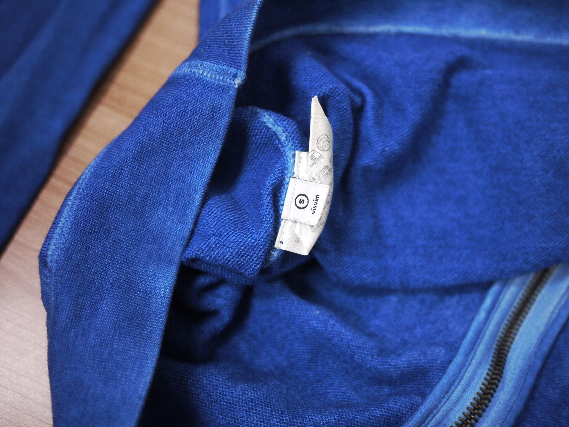 Visvim visvim zip-up hoodie in natural indigo Size US S / EU 44-46 / 1 - 7 Thumbnail