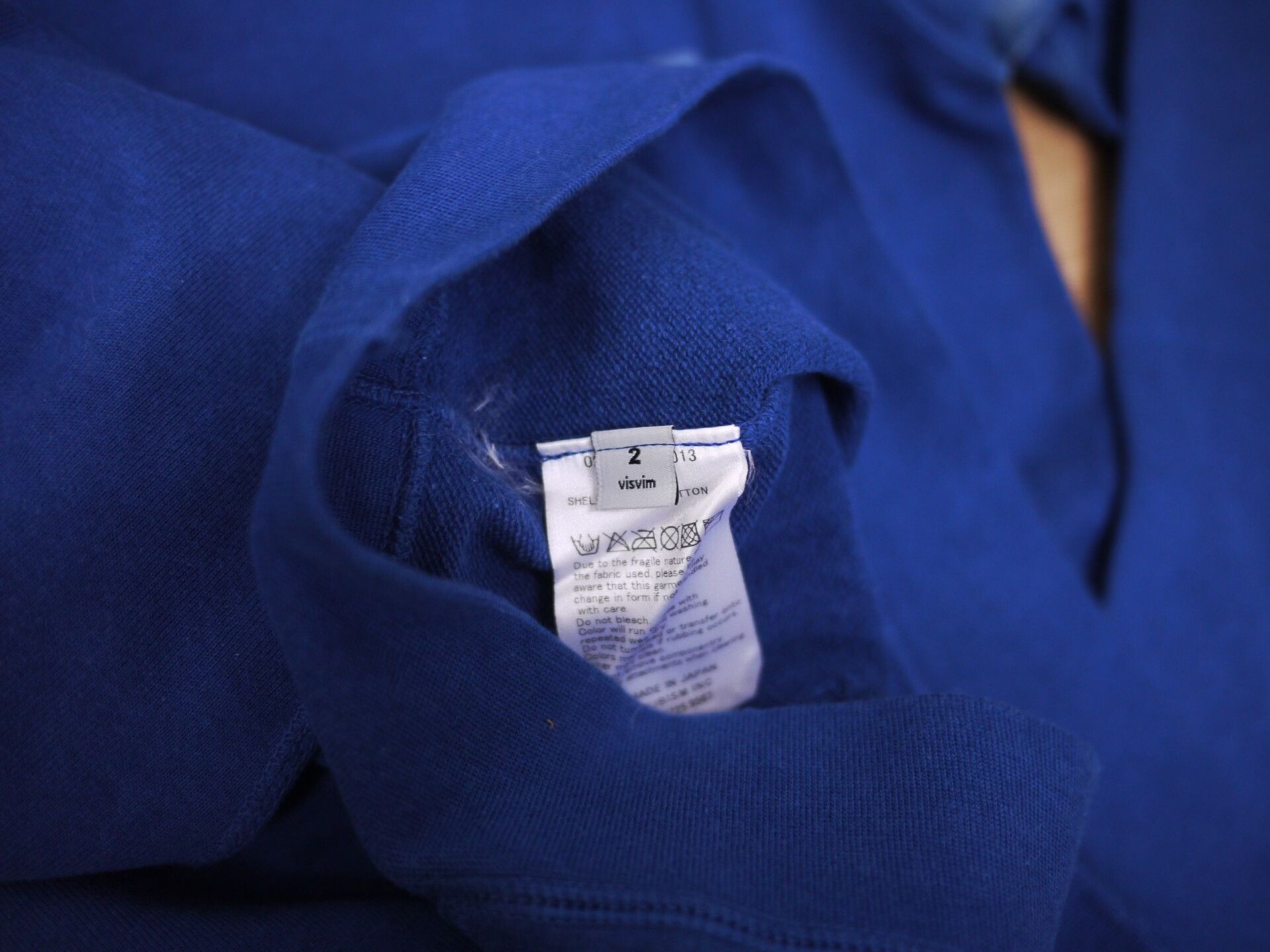 visvim ict hoodie zip f.z indigo