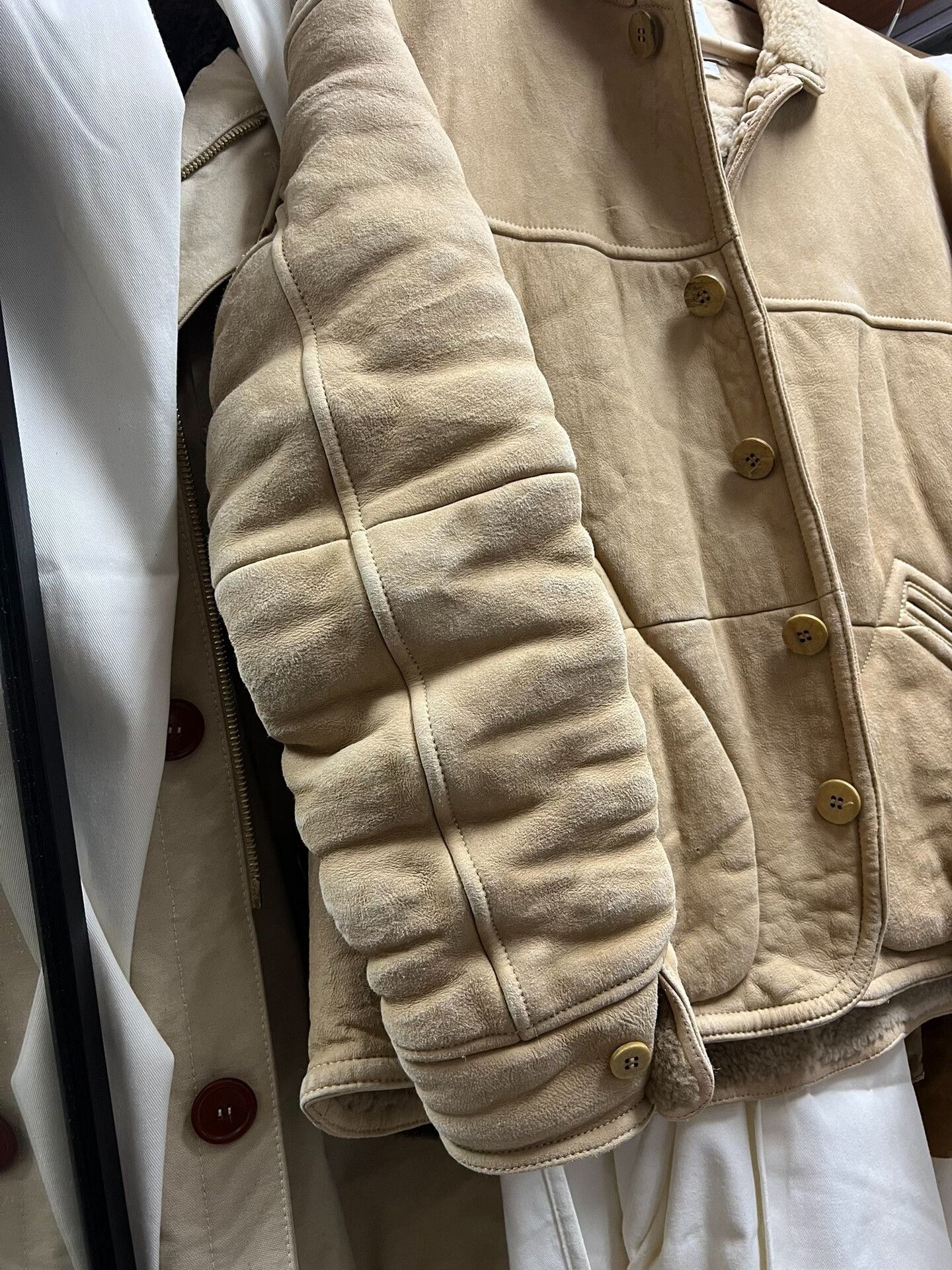 Visvim visvim eton jkt sheepskin in beige Size US M / EU 48-50 / 2 - 2 Thumbnail