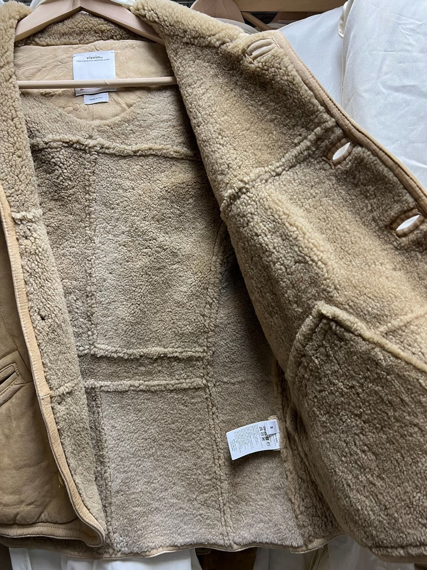 Visvim visvim eton jkt sheepskin in beige Size US M / EU 48-50 / 2 - 5 Thumbnail