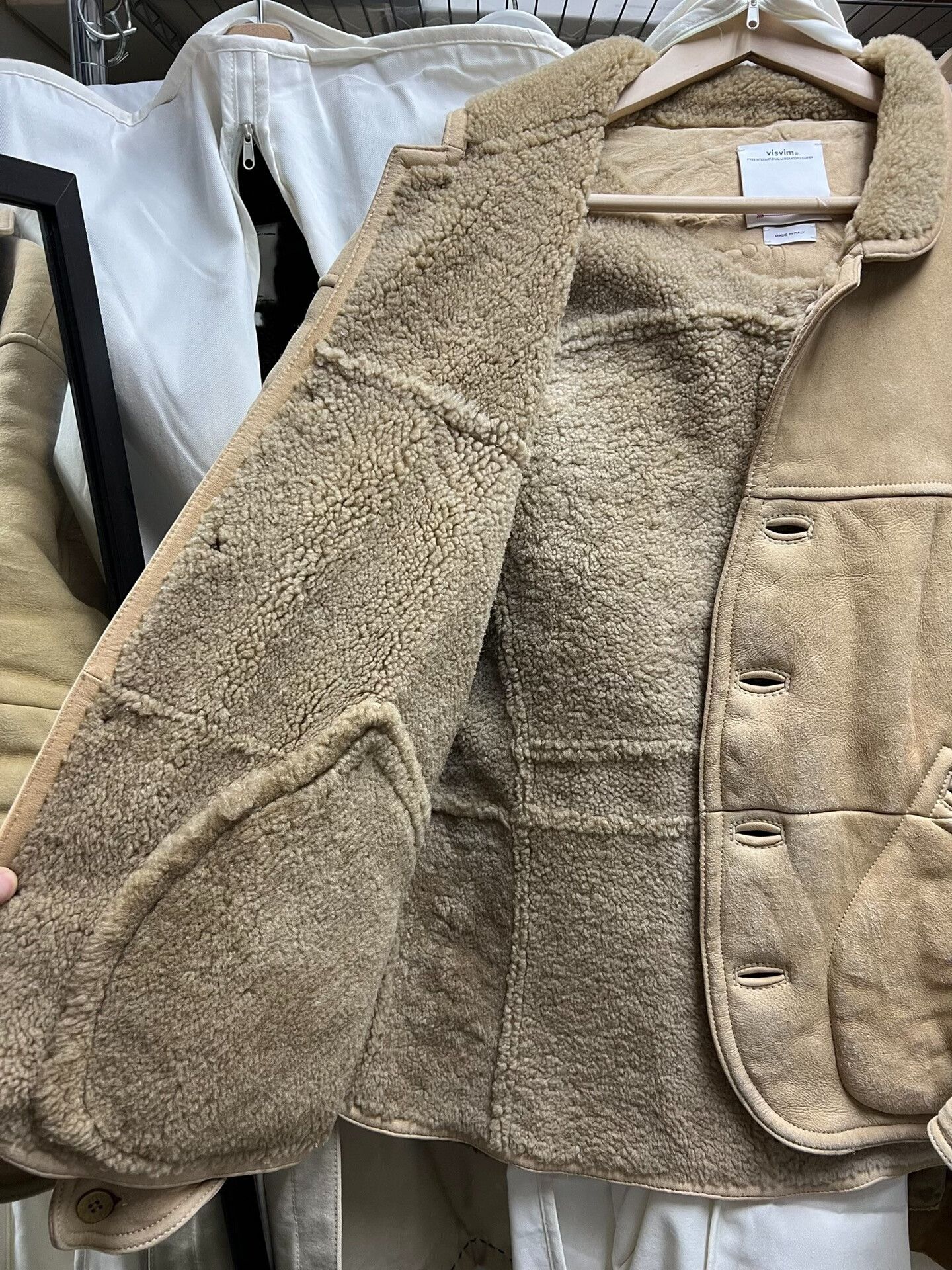 Visvim visvim eton jkt sheepskin in beige Size US M / EU 48-50 / 2 - 4 Thumbnail