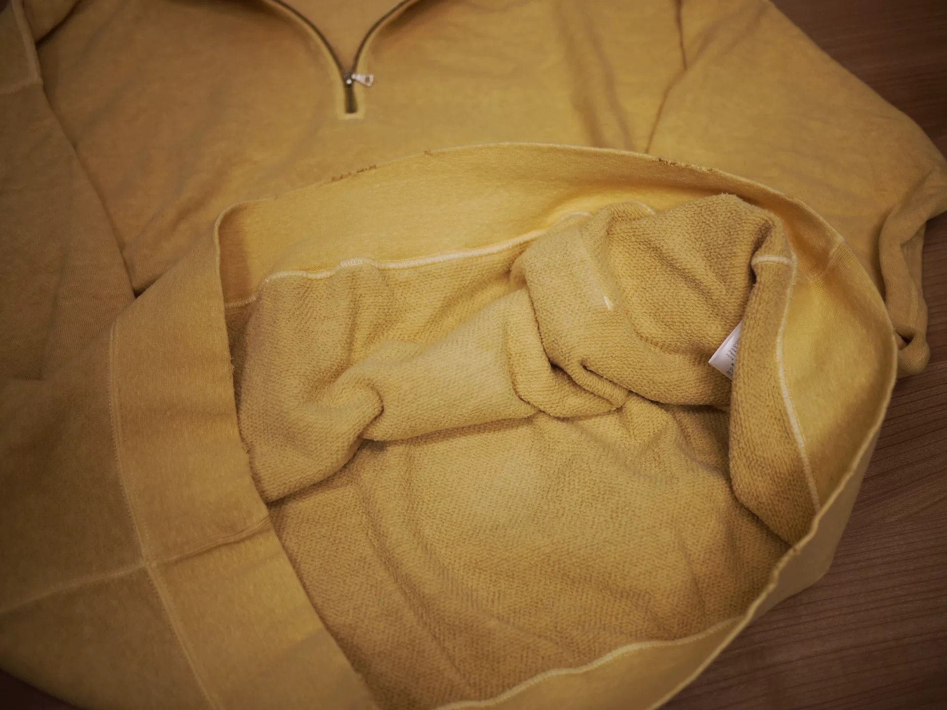 Visvim visvim jumbo zip sweat in yellow Size US XL / EU 56 / 4 - 6 Thumbnail
