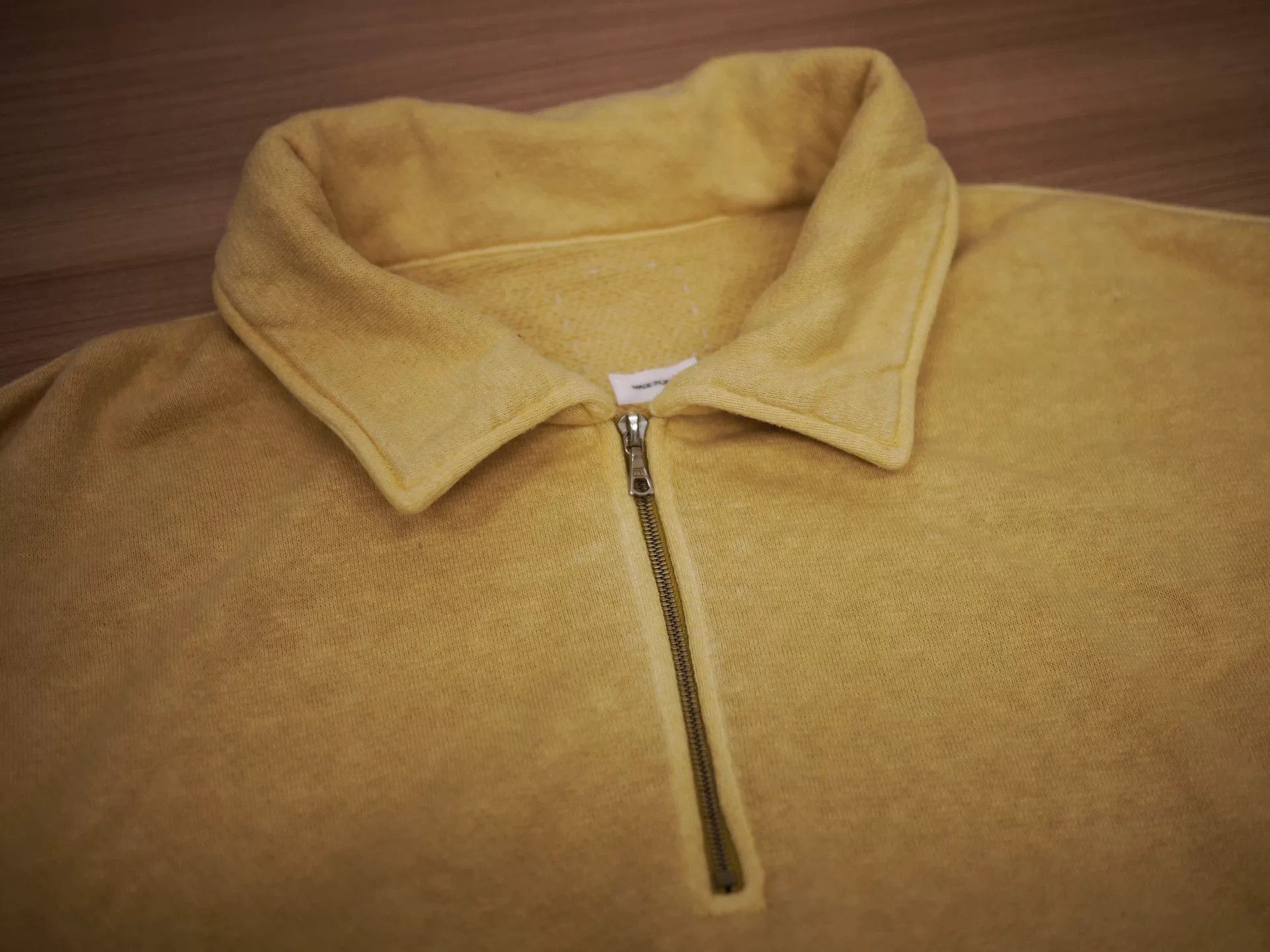 Visvim visvim jumbo zip sweat in yellow Size US XL / EU 56 / 4 - 3 Thumbnail