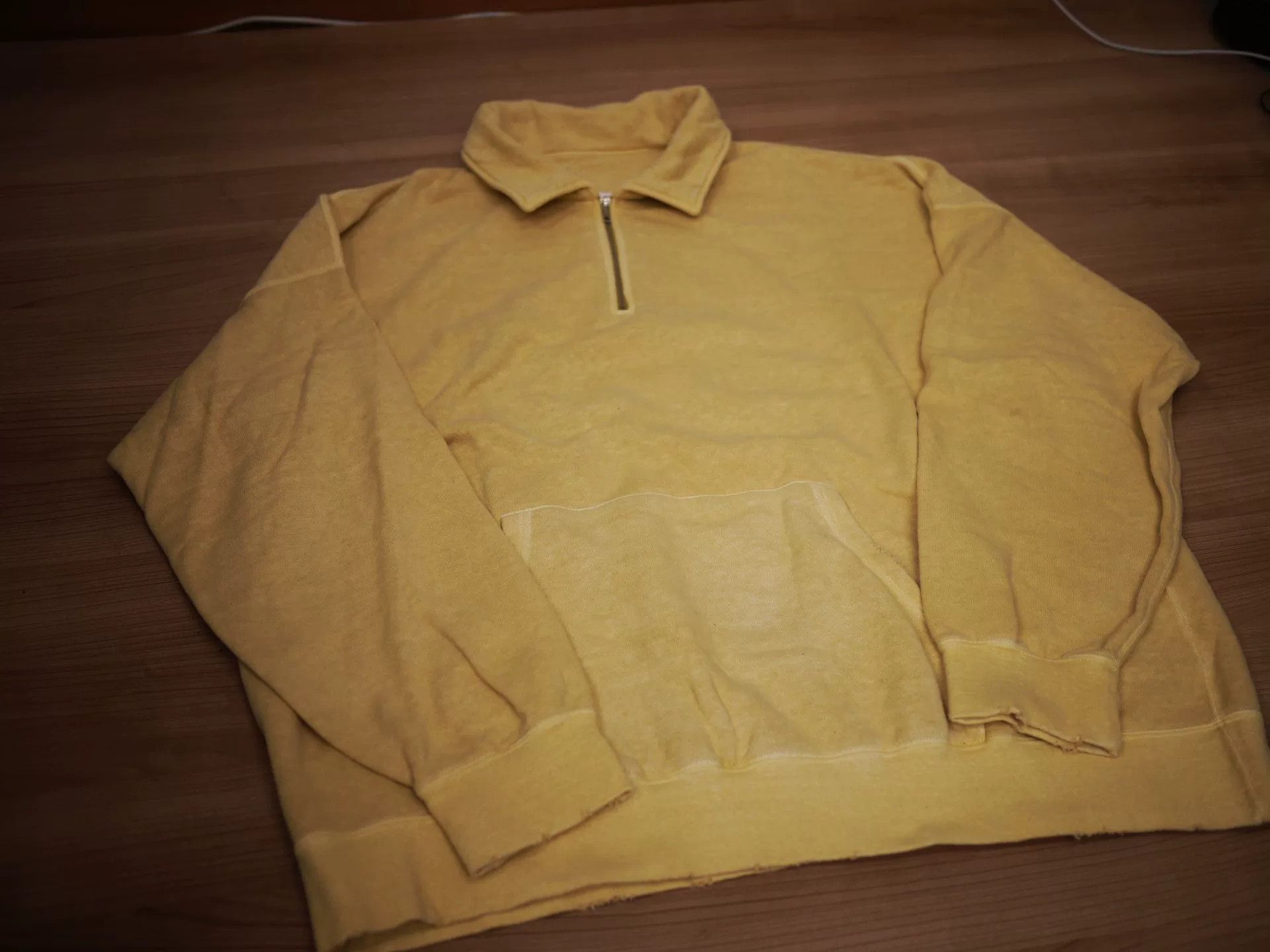 Visvim visvim jumbo zip sweat in yellow Size US XL / EU 56 / 4 - 2 Thumbnail