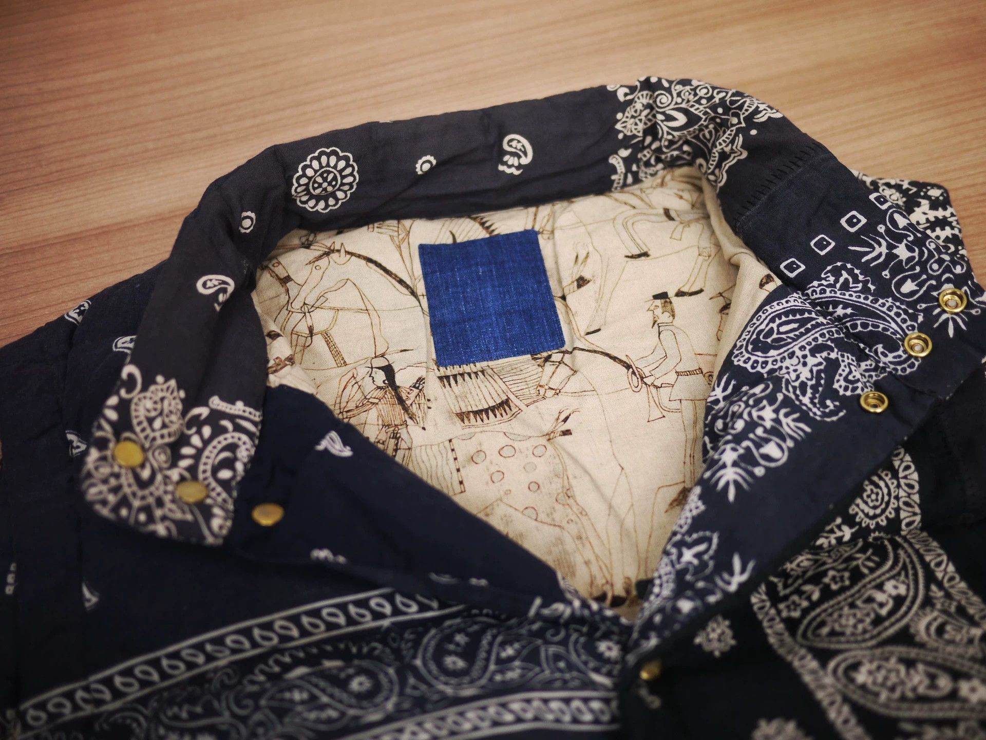 Visvim visvim ict down vest kerchief black Size US L / EU 52-54 / 3 - 6 Thumbnail