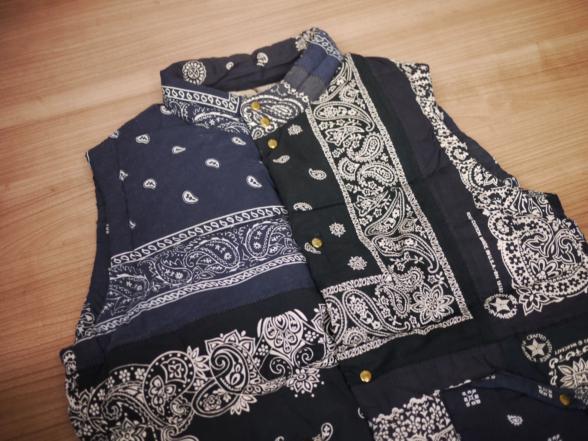Visvim visvim ict down vest kerchief black Size US L / EU 52-54 / 3 - 3 Thumbnail