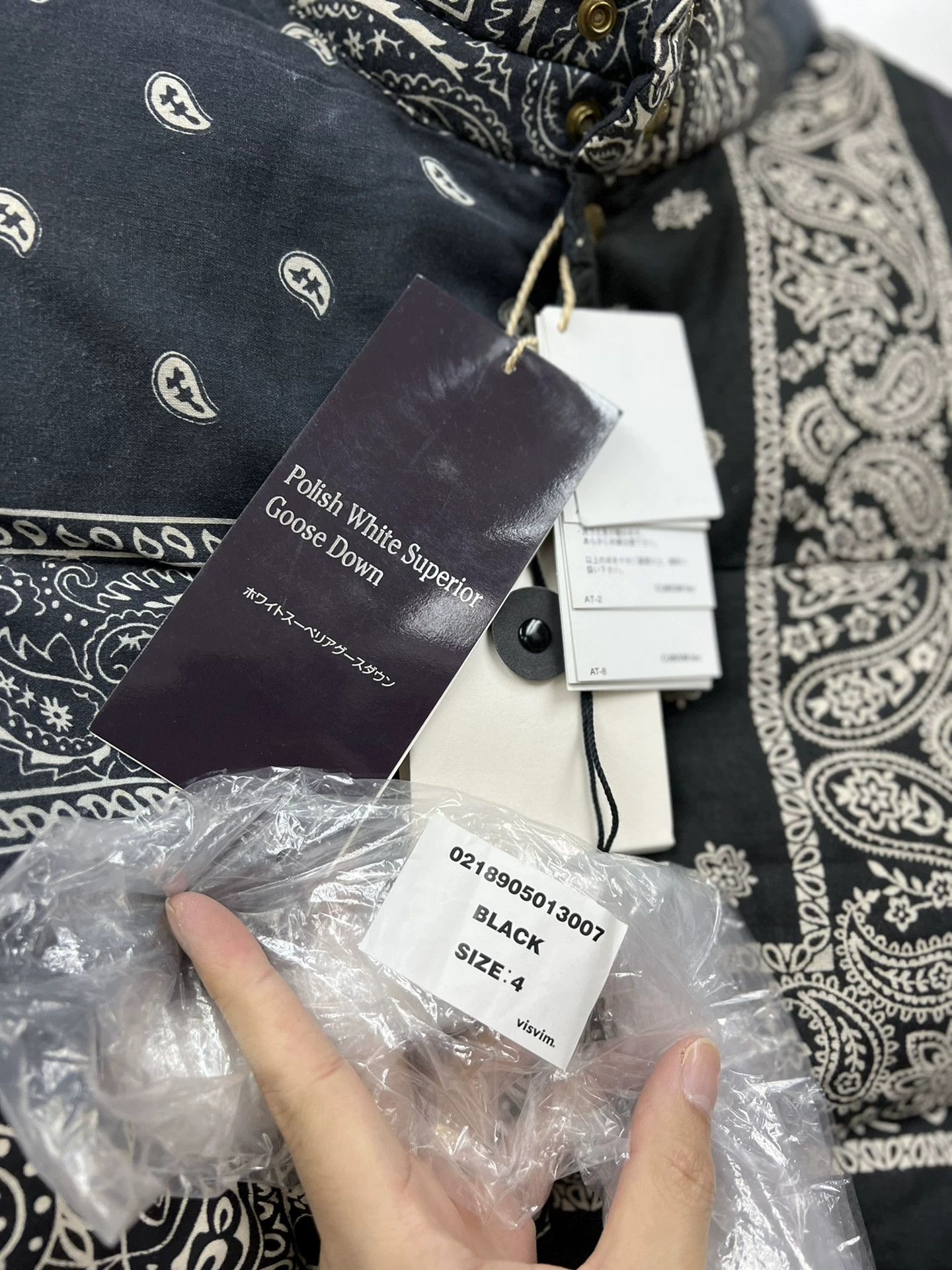 Visvim visvim ict down vest kerchief black Size US L / EU 52-54 / 3 - 9 Thumbnail