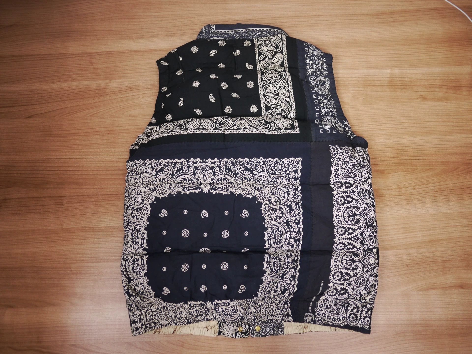 Visvim visvim ict down vest kerchief black Size US L / EU 52-54 / 3 - 4 Thumbnail