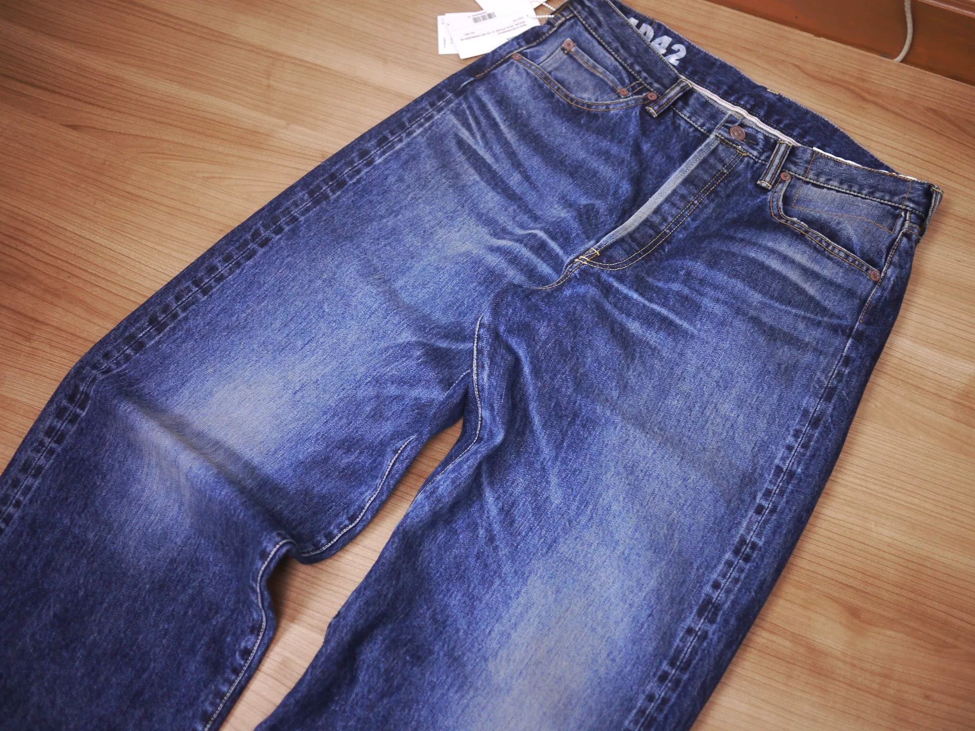 Visvim visvim social sculpture d42 ex wide jeans Size US 32 / EU 48 - 3 Thumbnail