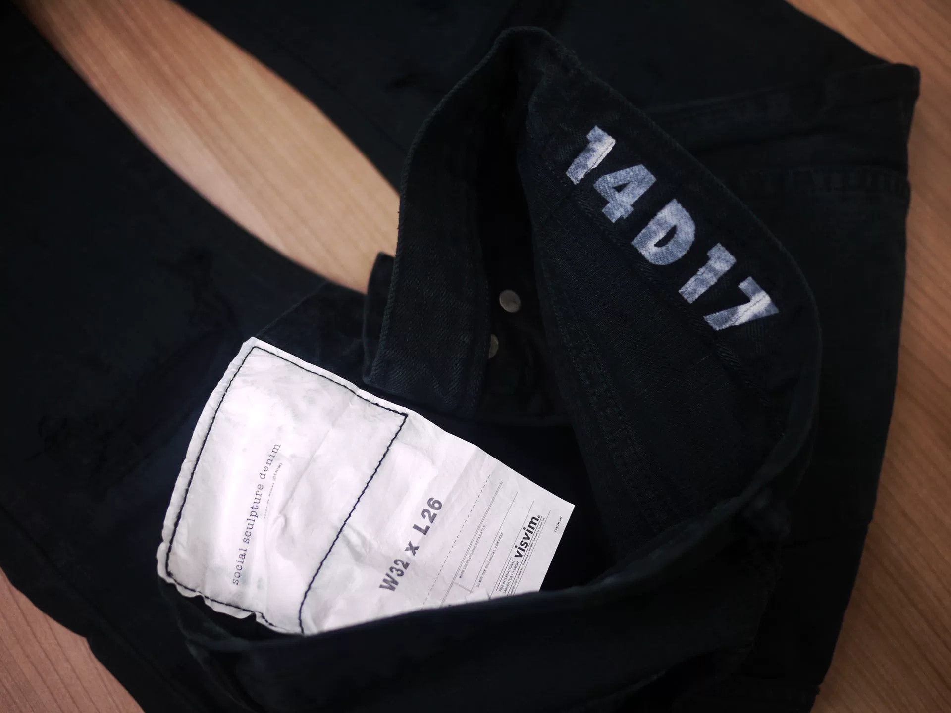 Visvim visvim social sculpture black distressed jeans Size US 32 / EU 48 - 6 Thumbnail
