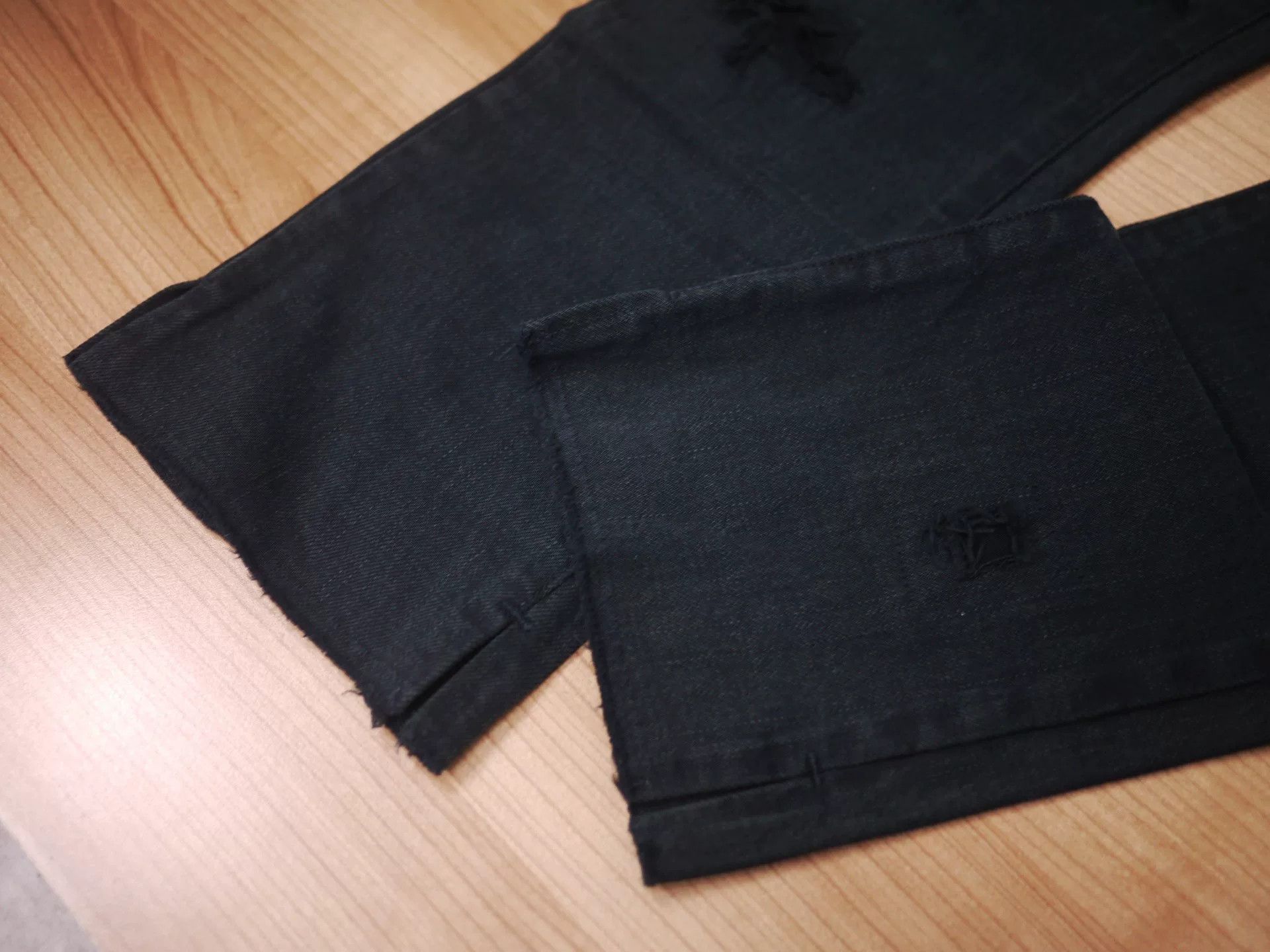 Visvim visvim social sculpture black distressed jeans Size US 32 / EU 48 - 3 Thumbnail