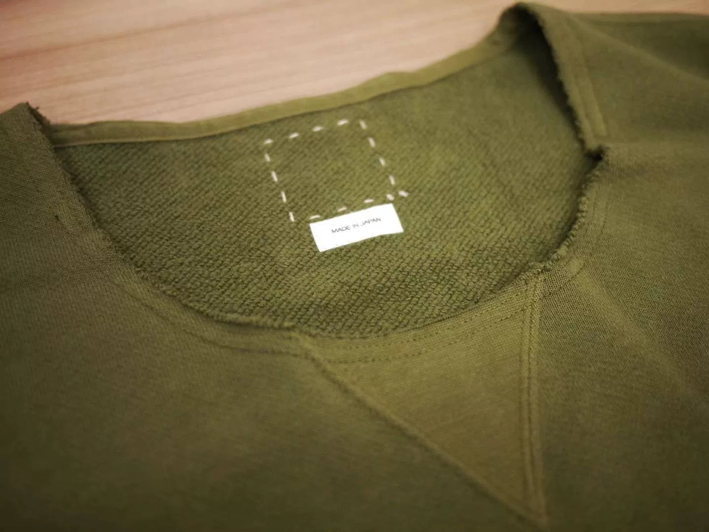 Visvim visvim mondo sweat in olive green Size US S / EU 44-46 / 1 - 4 Thumbnail