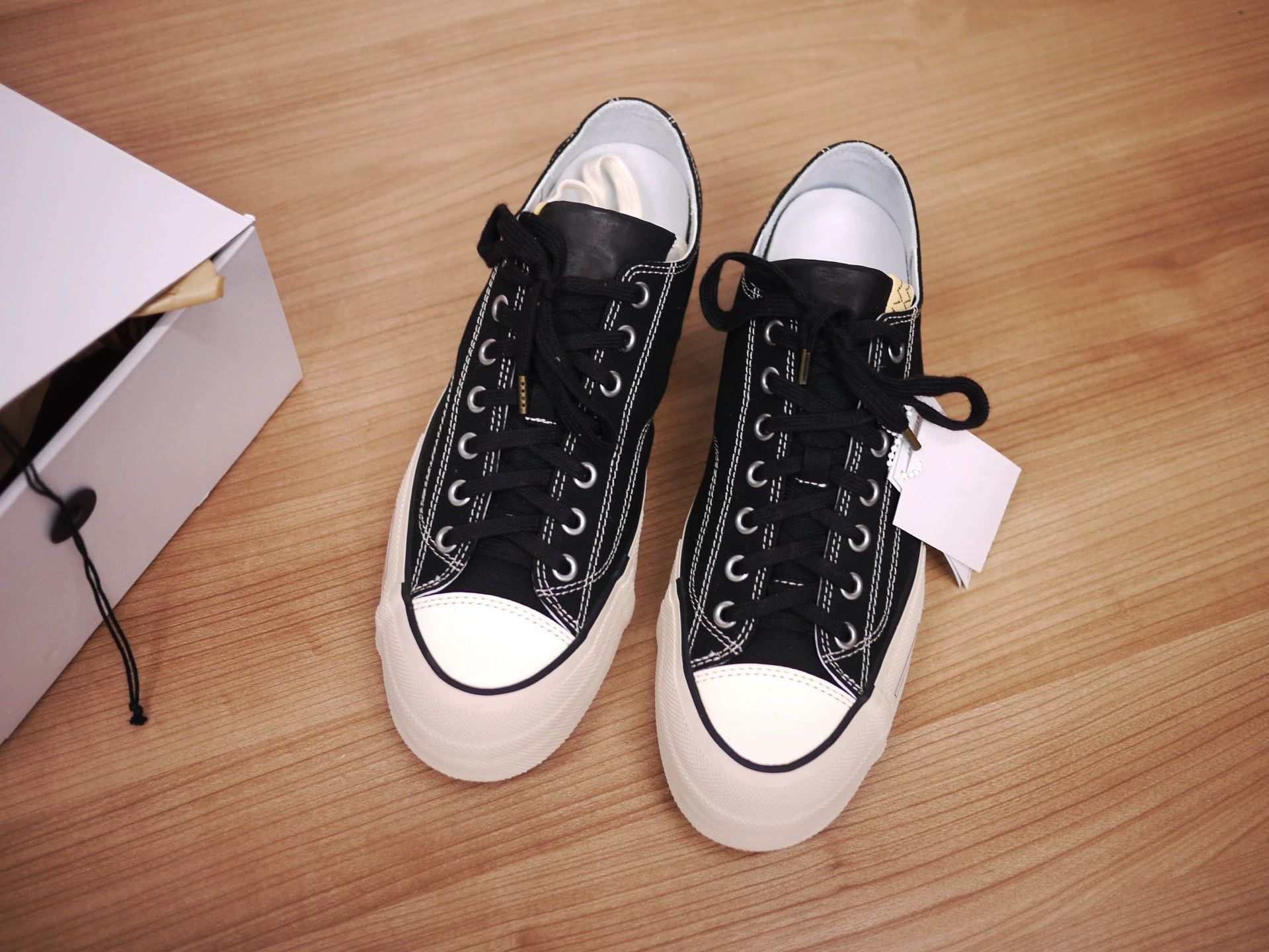 Visvim visvim skagway low patten sneakers black Size US 8.5 / EU 41-42 - 3 Thumbnail