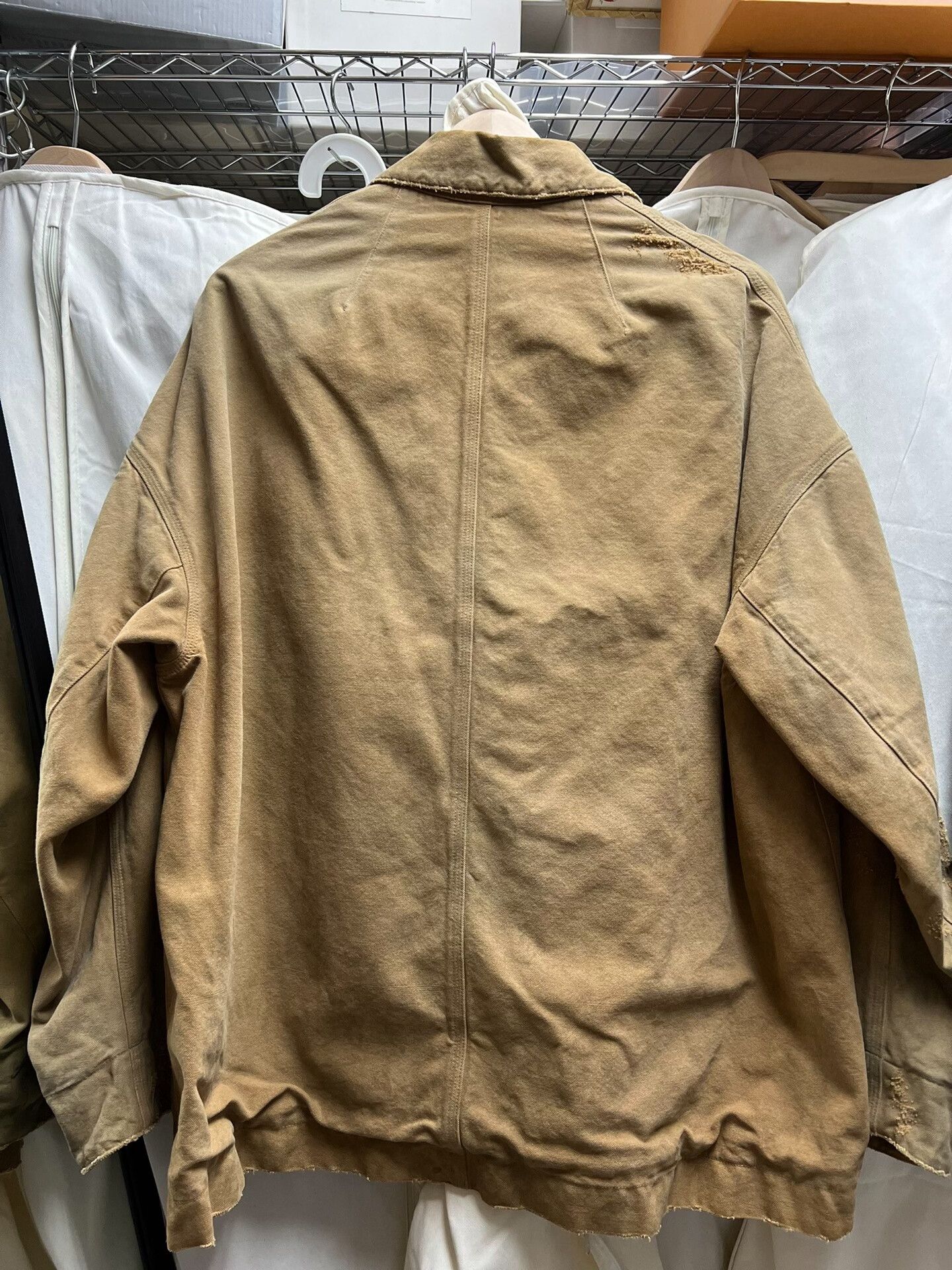 visvim macray coverall in light brown