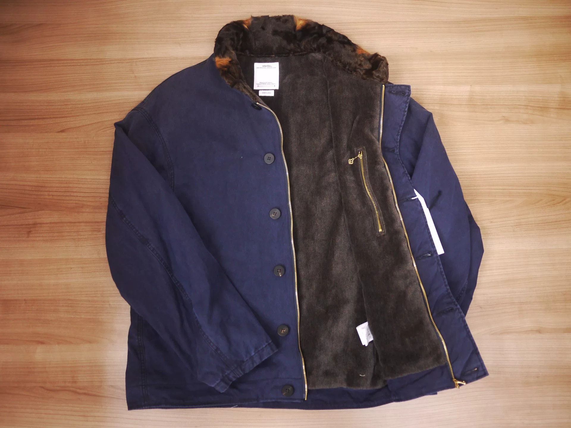 Visvim visvim deckhand jacket in navy blue Size US L / EU 52-54 / 3 - 6 Thumbnail
