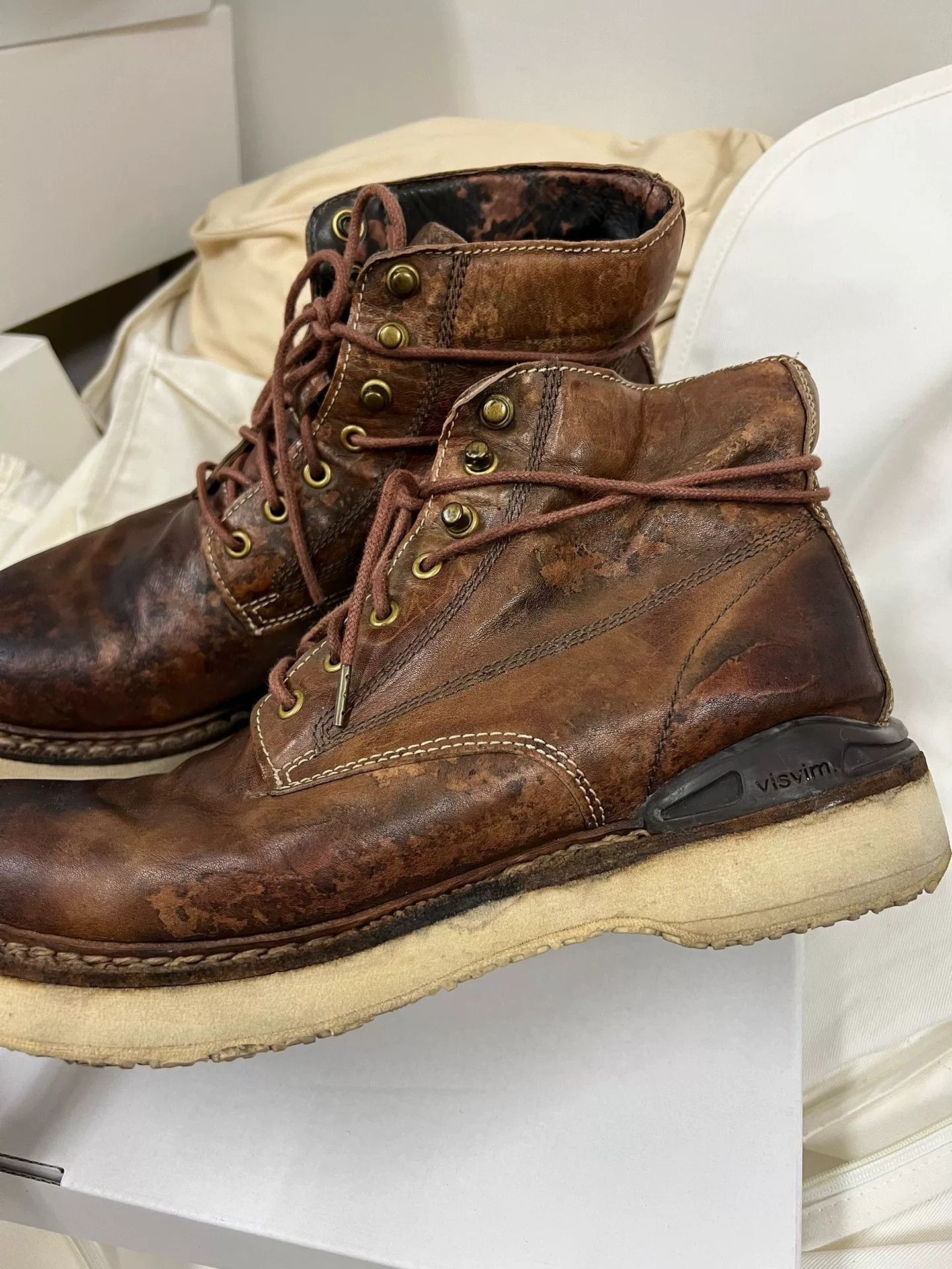 Visvim visvim ict virgil boots in brown Size US 8 / EU 41 - 4 Thumbnail