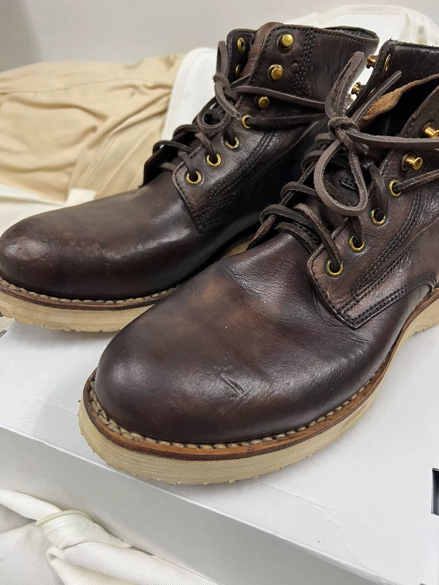 Visvim visvim ict virgil boots in dark brown Size US 8.5 / EU 41-42 - 2 Thumbnail