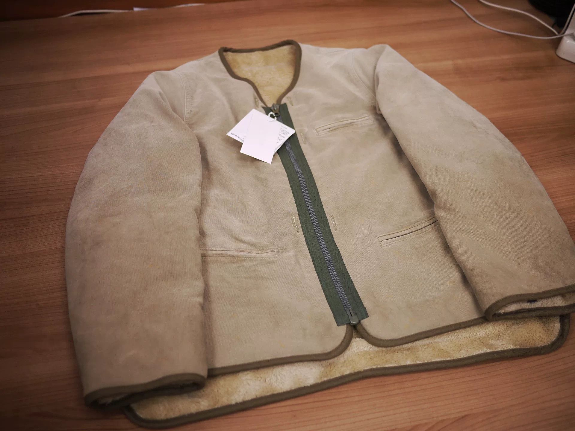 Visvim visvim iris liner jacket in beige Size US M / EU 48-50 / 2 - 7 Thumbnail