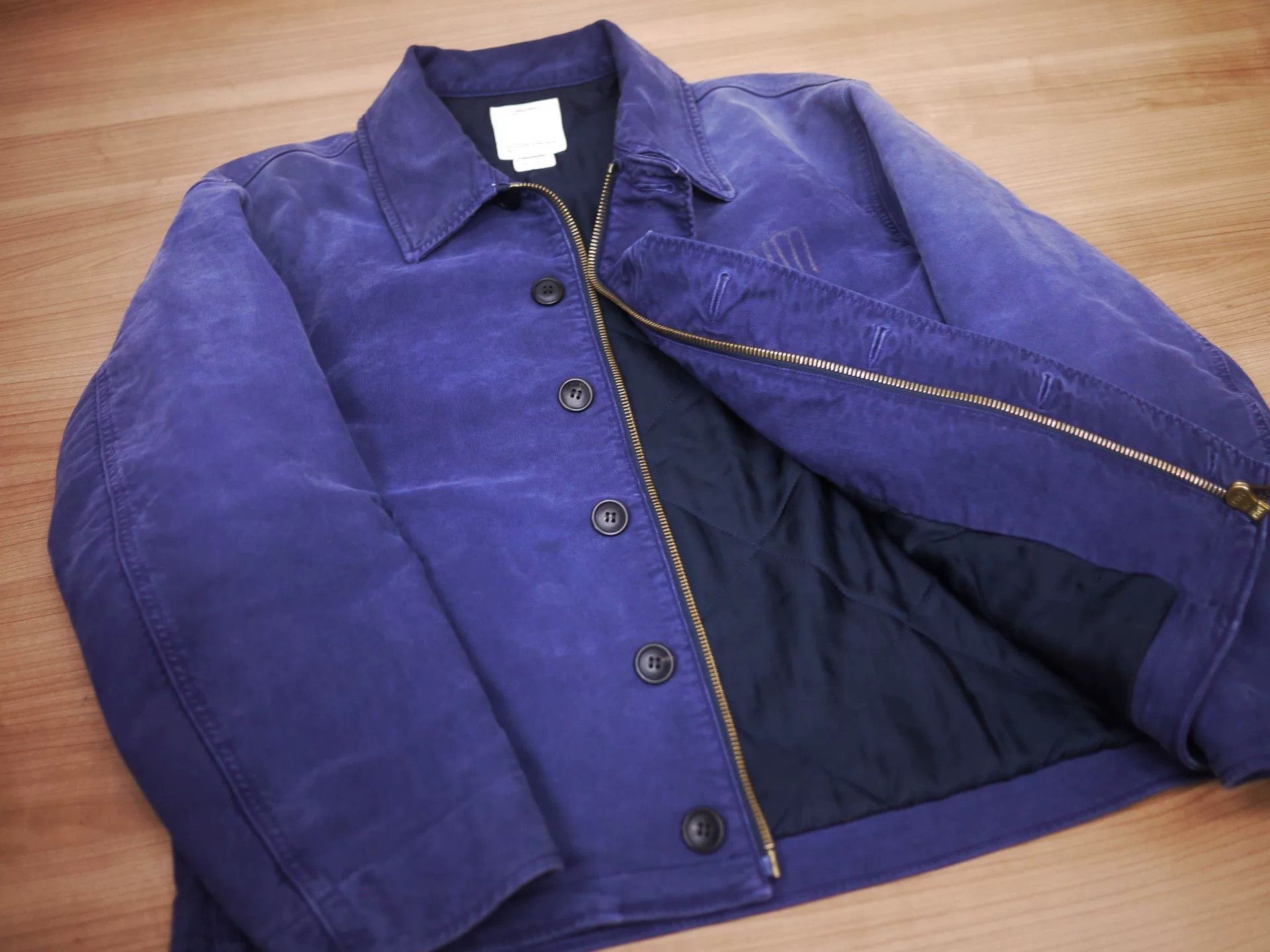 Visvim visvim deckhand jacket in navy blue Size US M / EU 48-50 / 2 - 7 Thumbnail