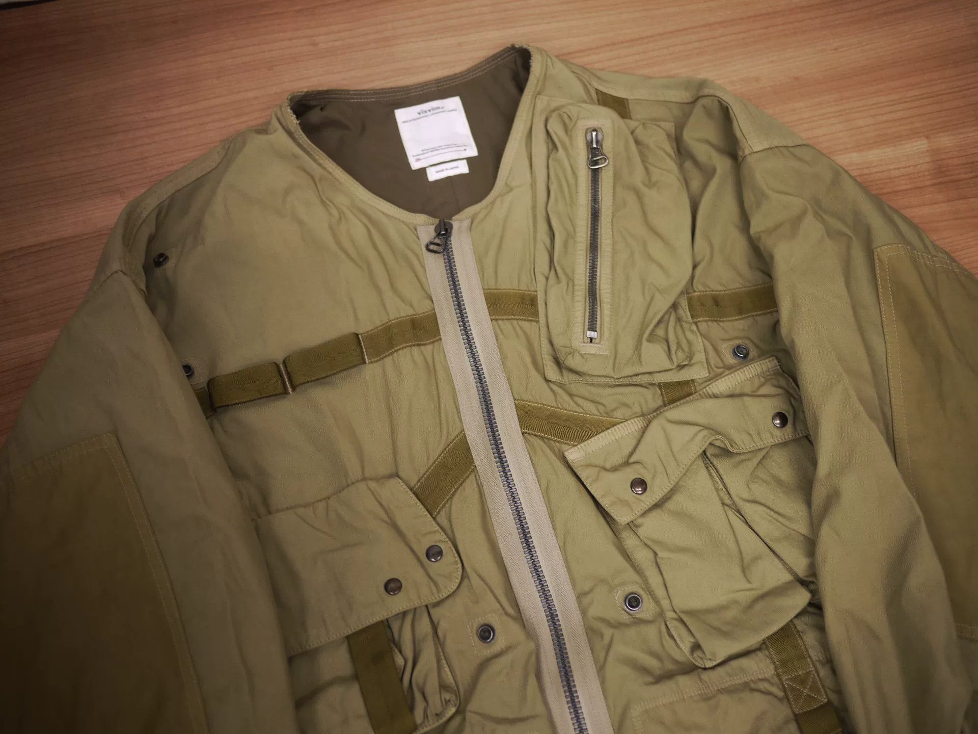 Visvim visvim paratrooper coat in beige color Size US M / EU 48-50 / 2 - 3 Thumbnail