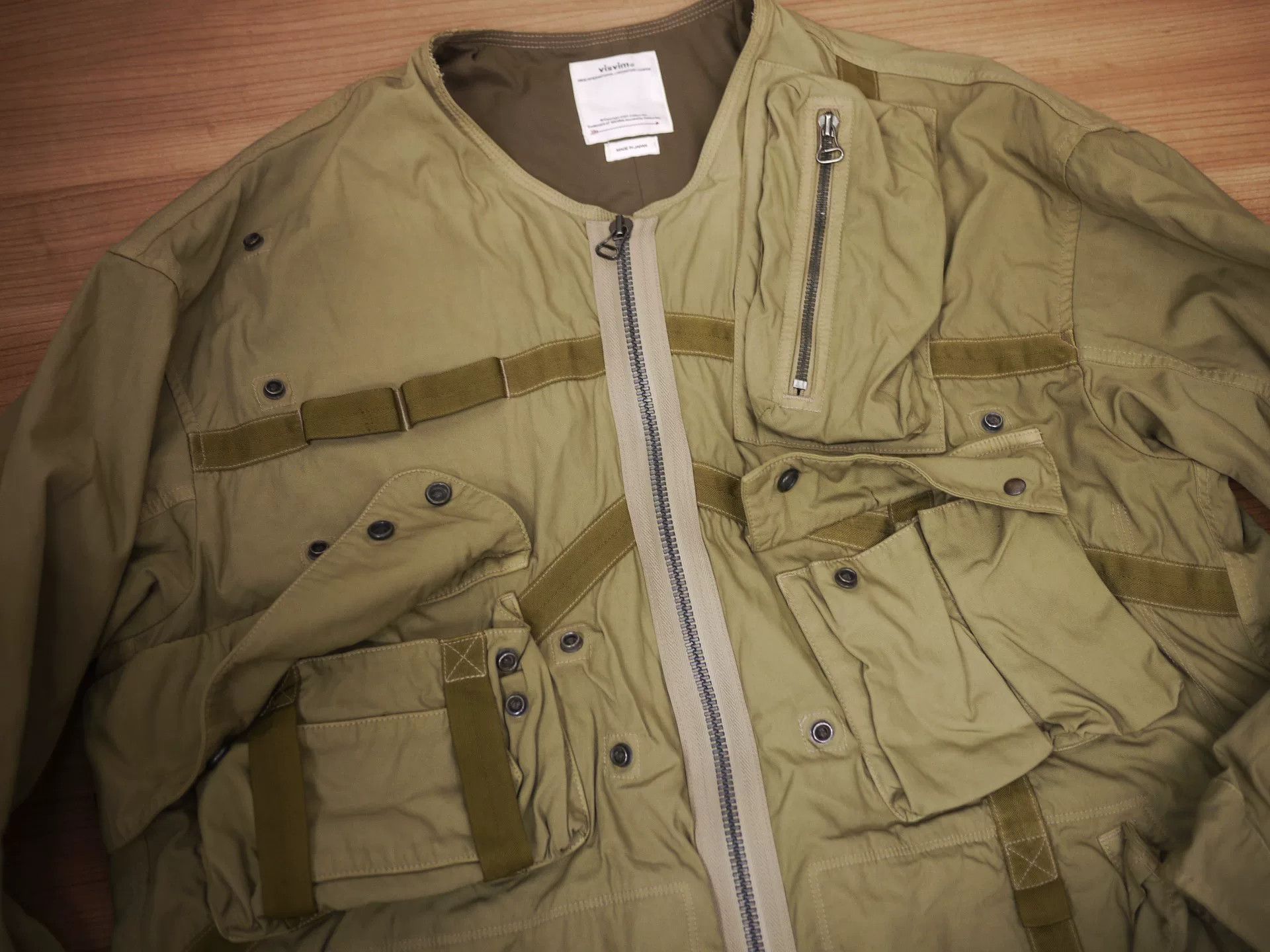 Visvim visvim paratrooper coat in beige color Size US M / EU 48-50 / 2 - 5 Thumbnail