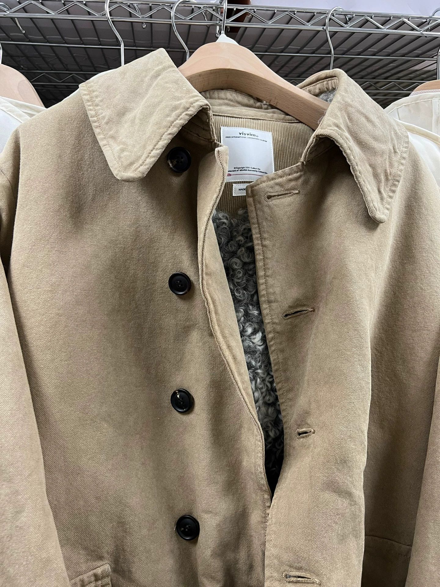 Visvim visvim winfield shearling coat in beige Size US S / EU 44-46 / 1 - 2 Thumbnail